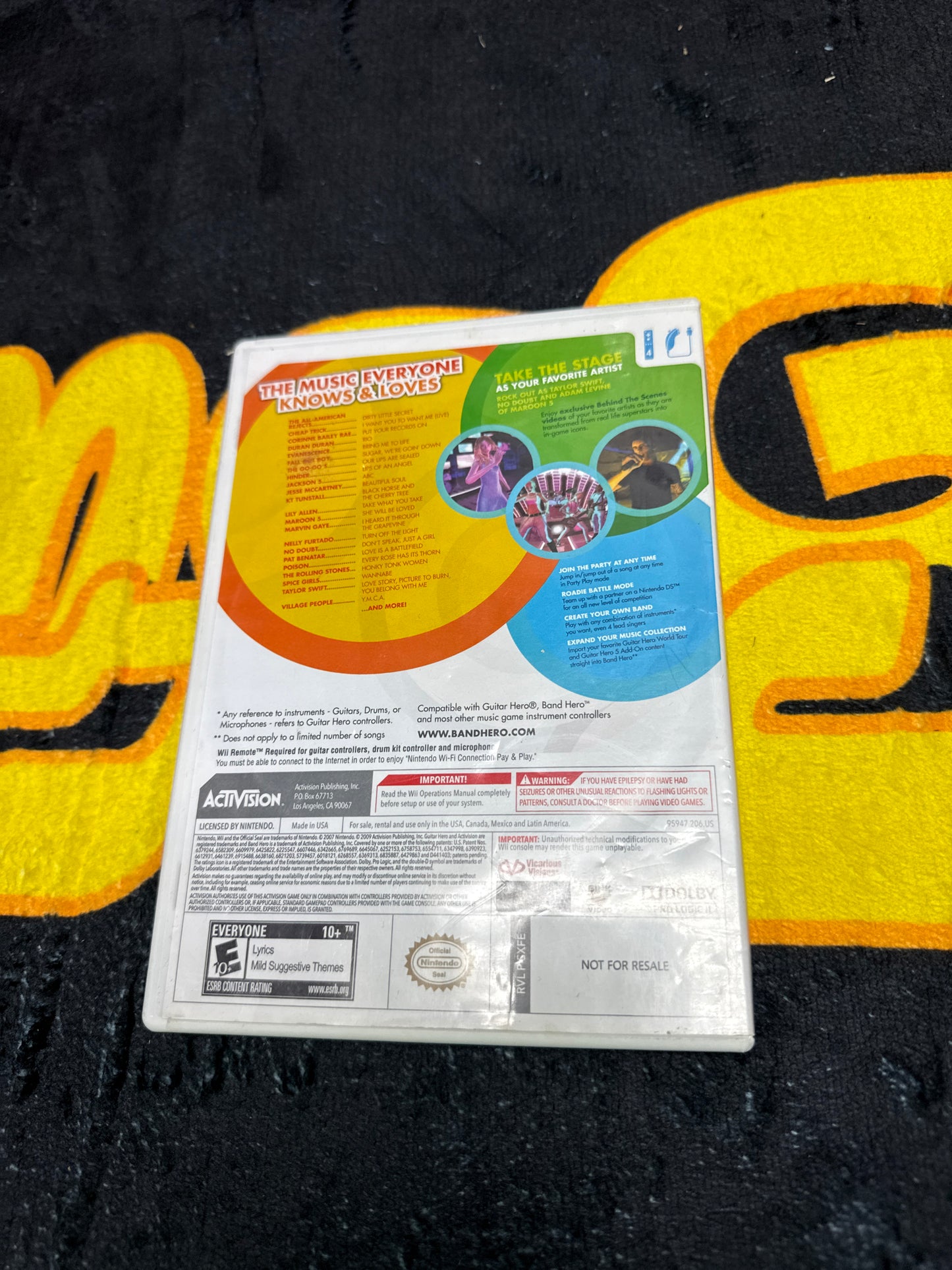 Band Hero for Nintendo Wii (Used)