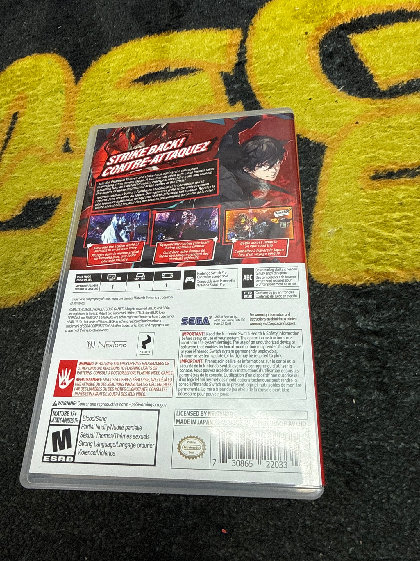Persona 5 Strikers for Nintendo Switch (Used)