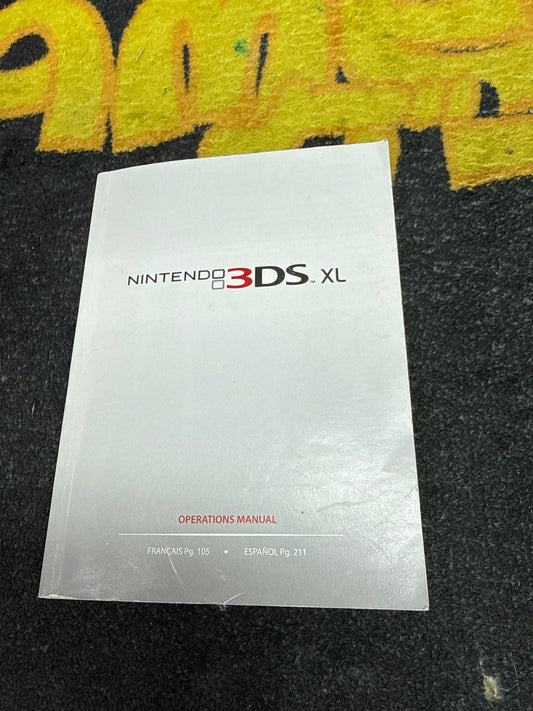 Nintendo 3DS XL Instruction Operations Manual (Used)
