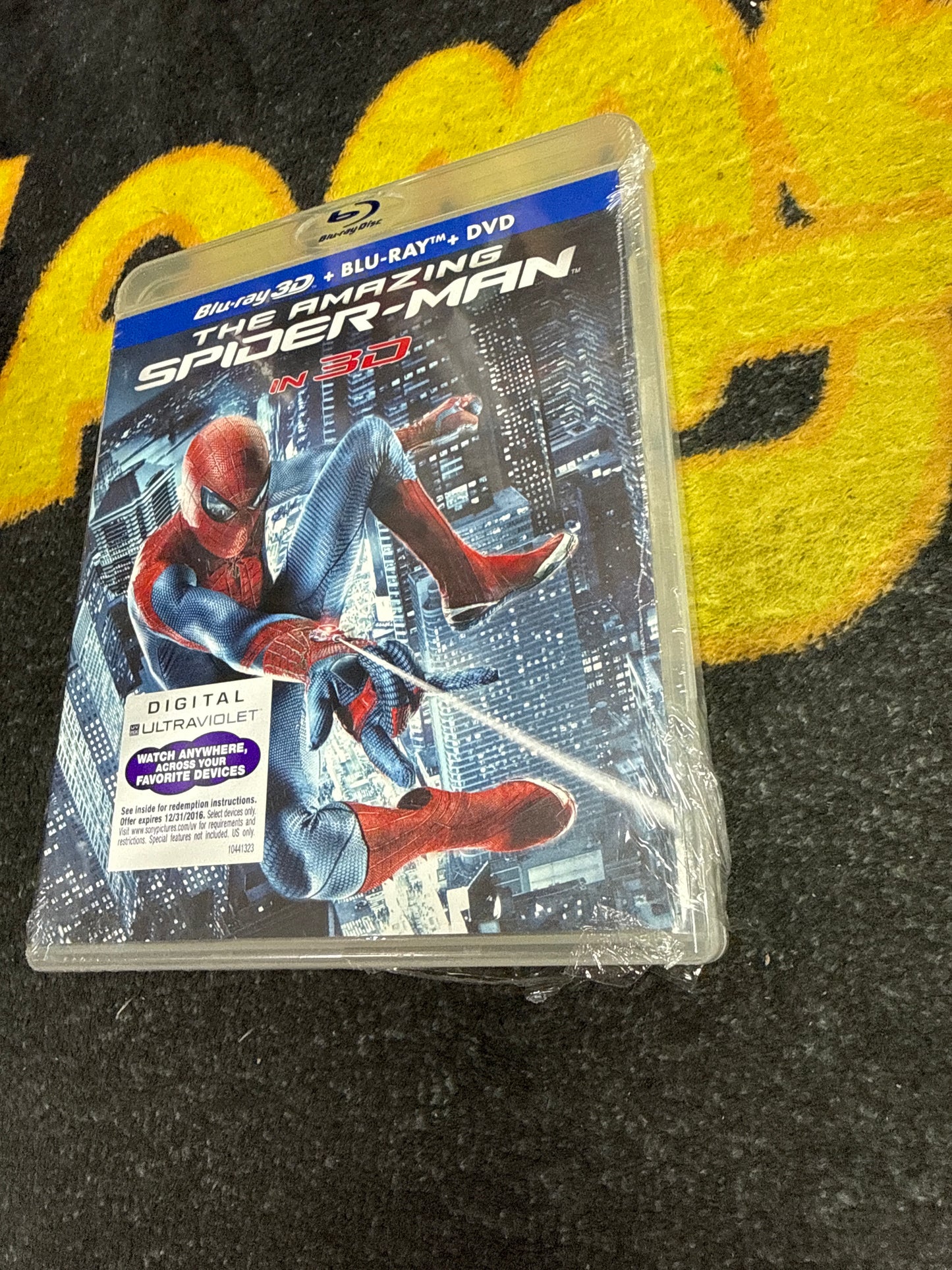 The Amazing Spider-Man 3D Blu Ray + Blu Ray + DVD + Digital (New)