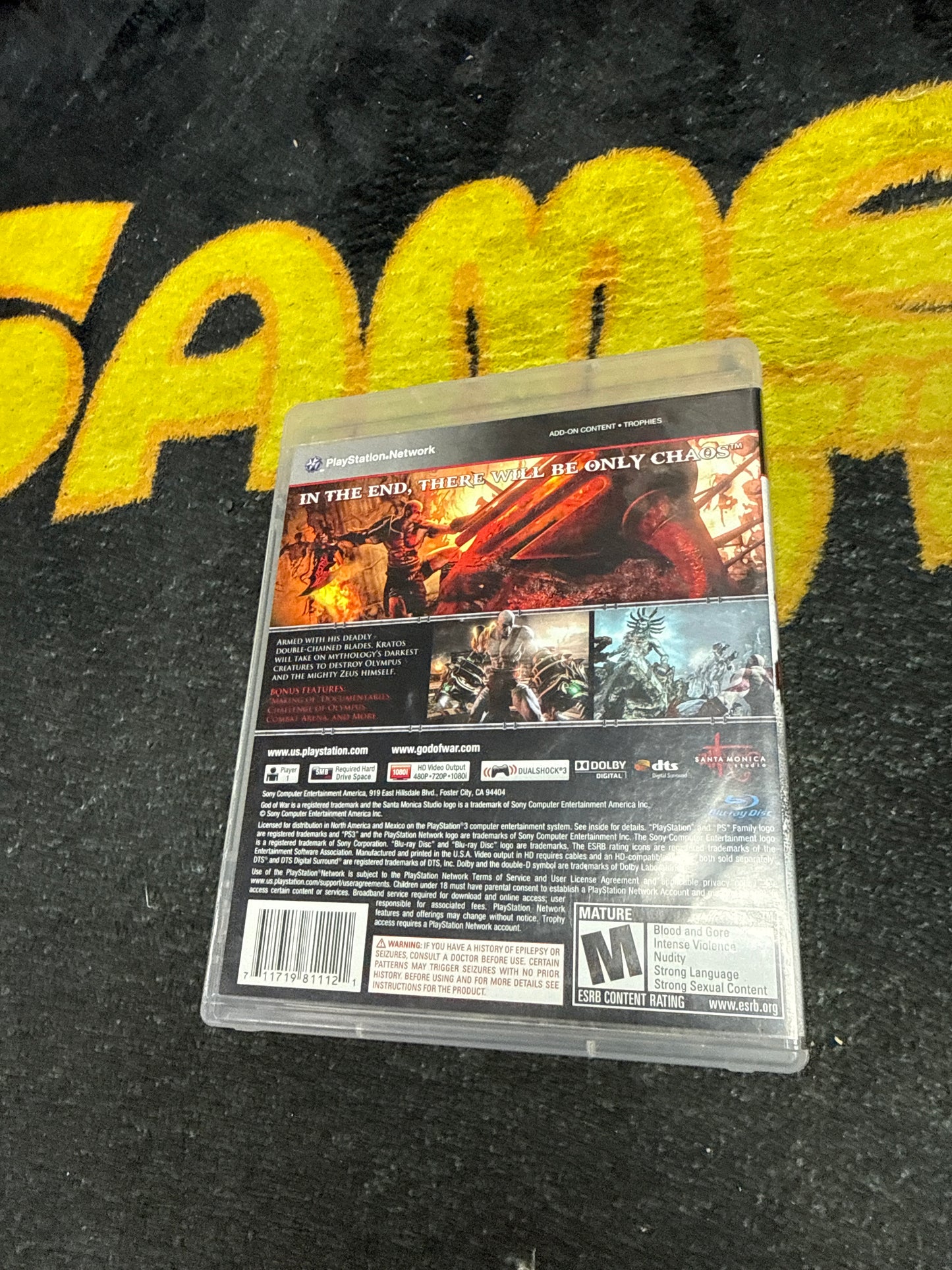 God of War III for Sony PlayStation 3 (Used)
