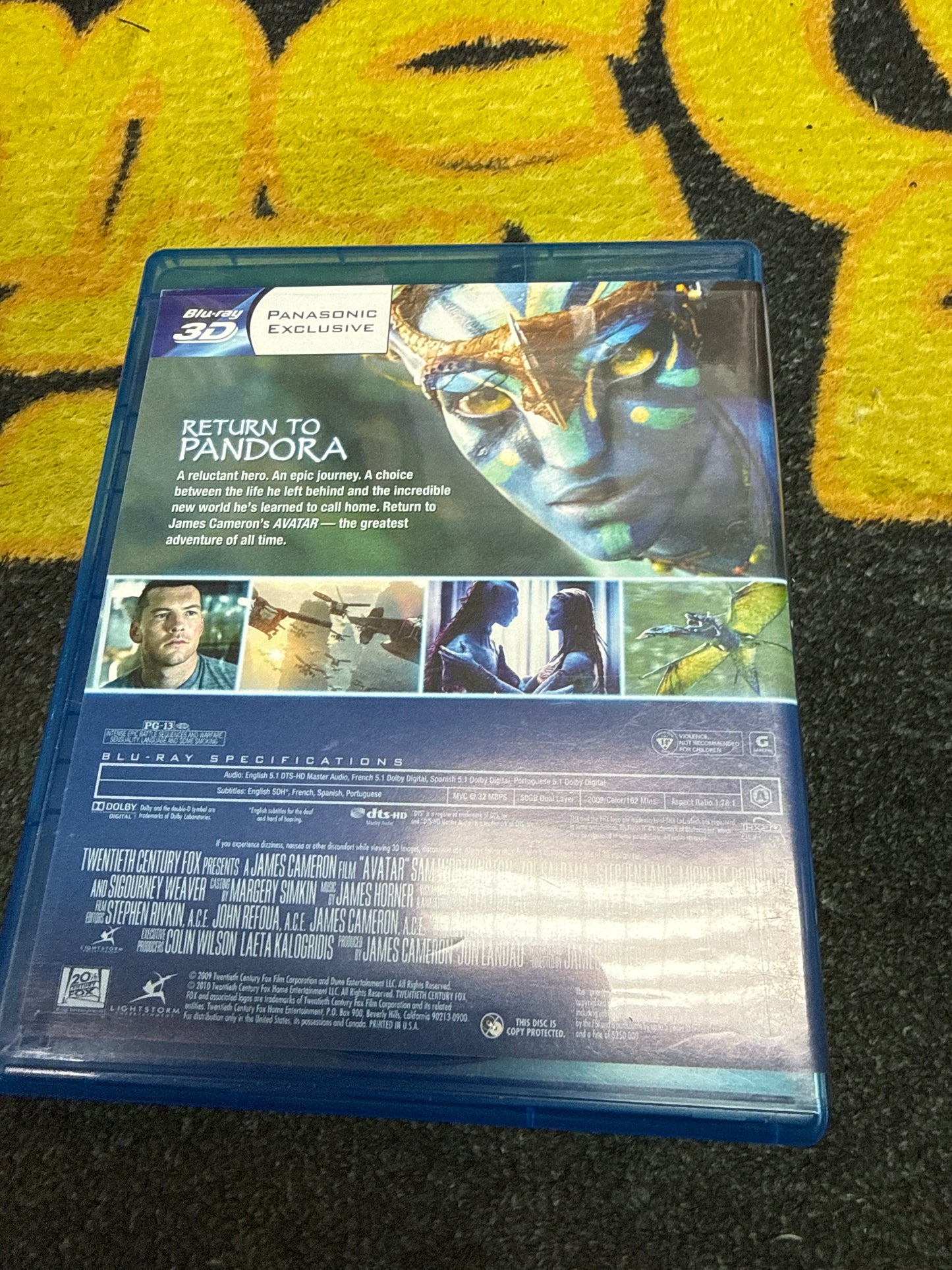 Avatar 3D Blu Ray (Panasonic Promo) (Used)