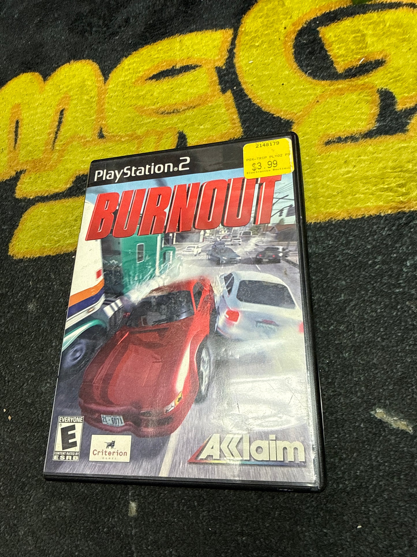 Burnout for Sony PlayStation 2 (Used)