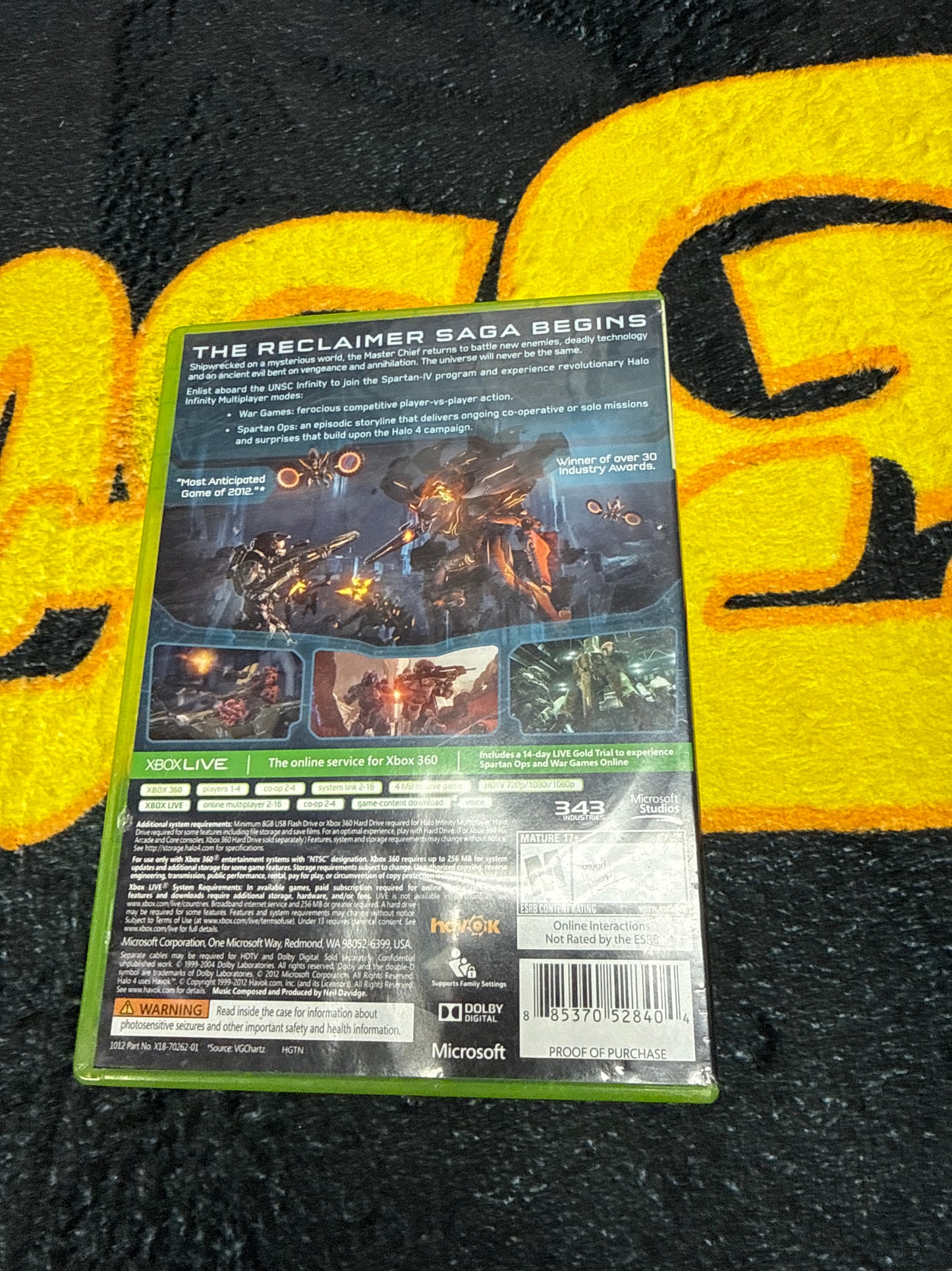 Halo 4 for Microsoft Xbox 360 (Used)