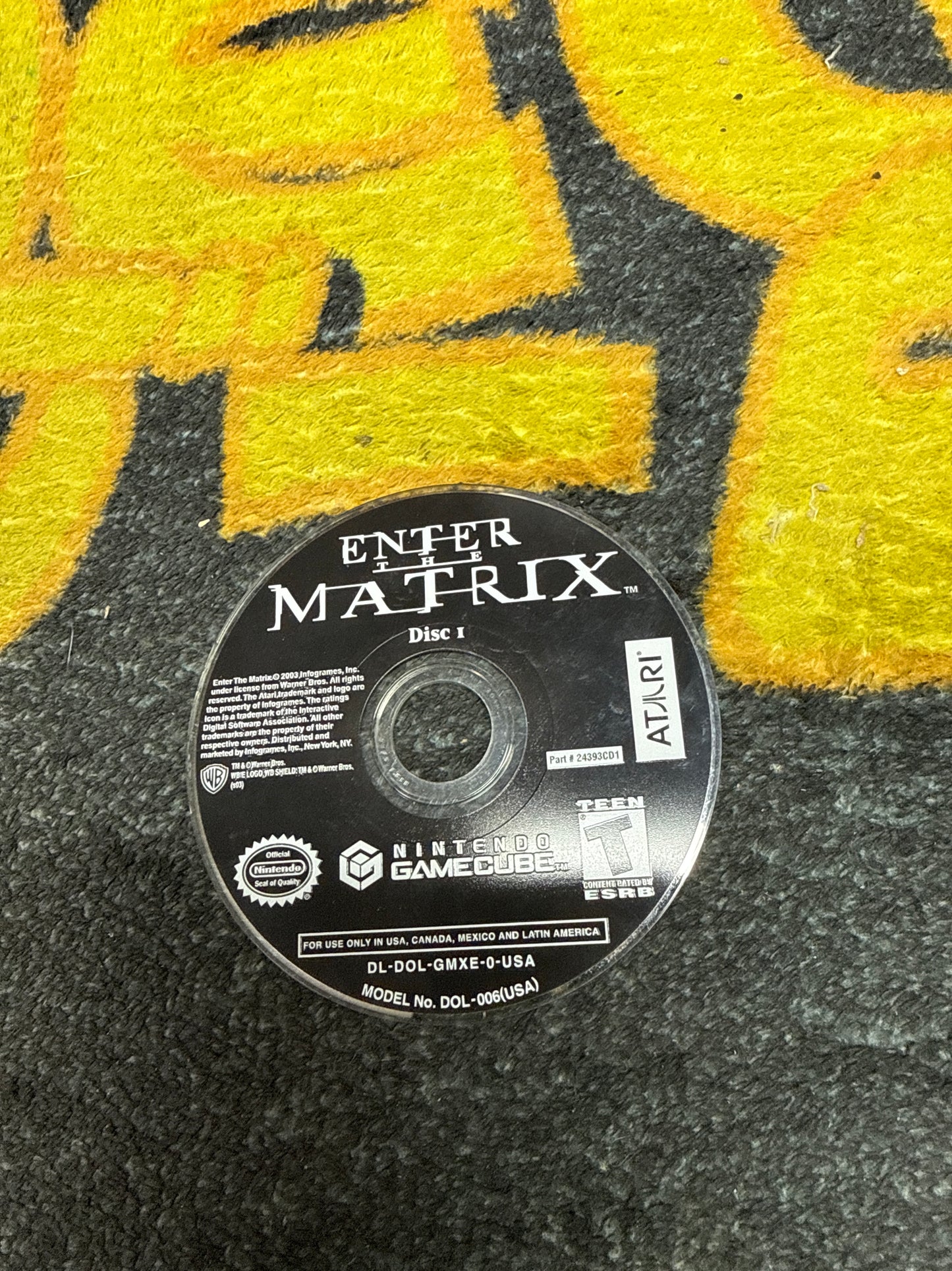 Enter the Matrix Disc 1 Only for Nintendo GameCube (Used)