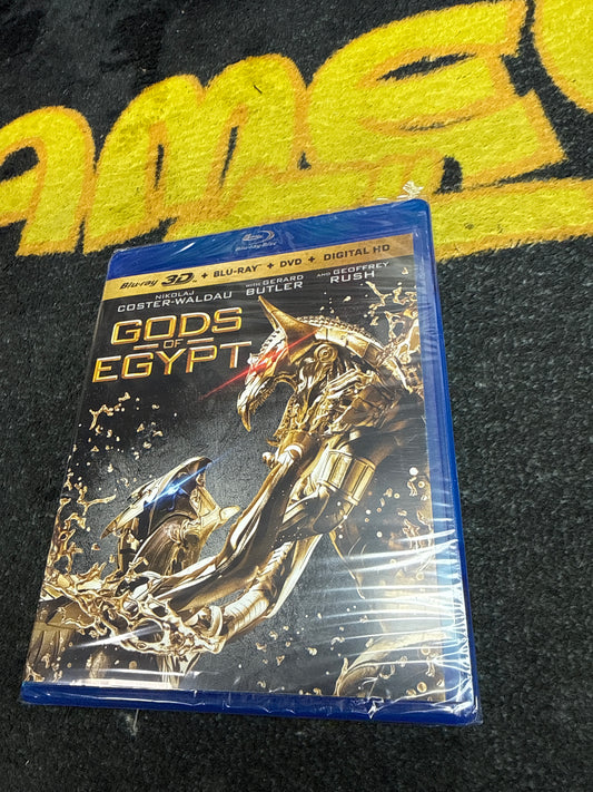 Gods of Egypt 3D Blu Ray + Blu Ray + DVD + Digital (New)