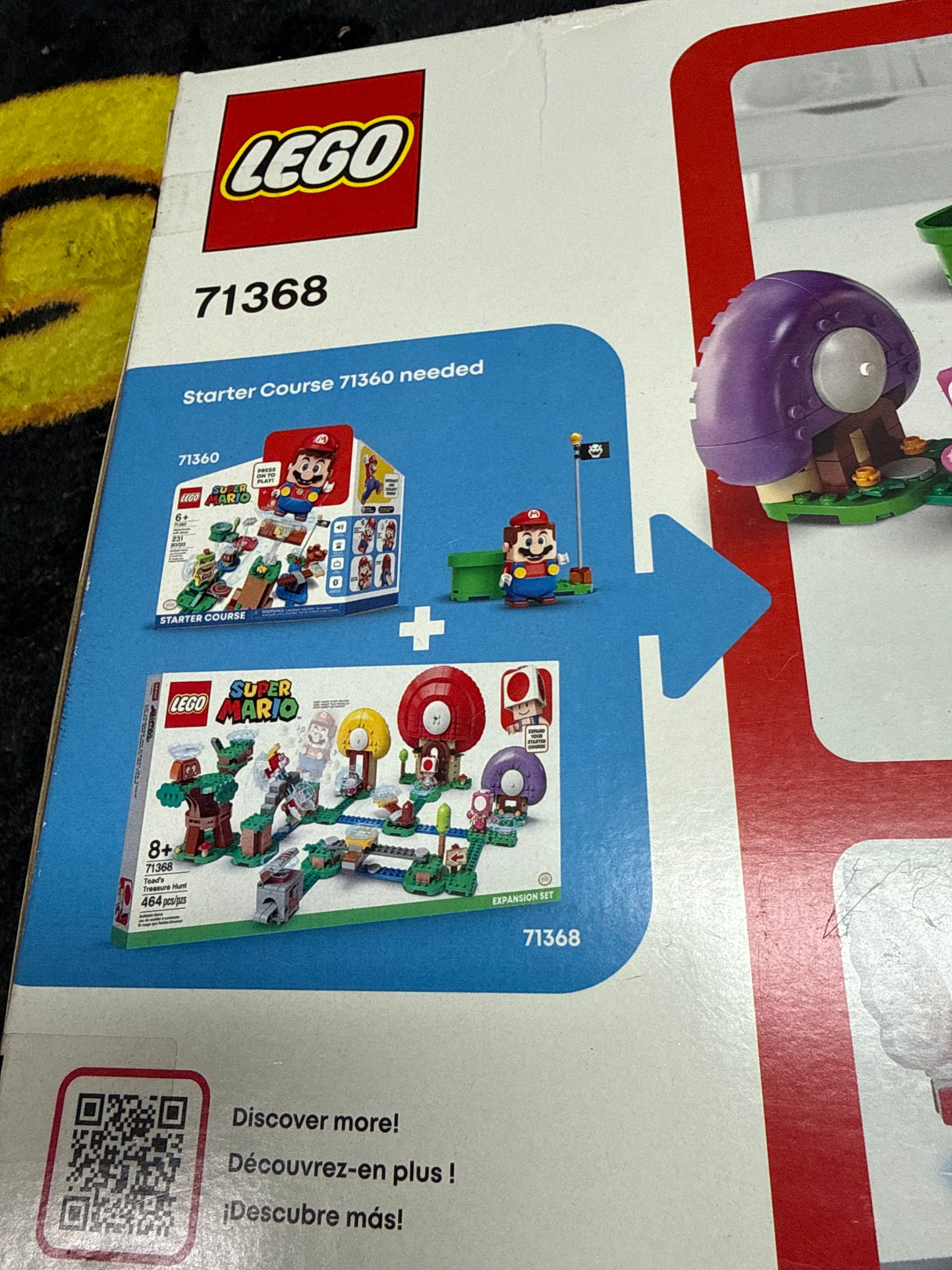 Super Mario Toad’s Treasure Hunt Lego 71368 (New)