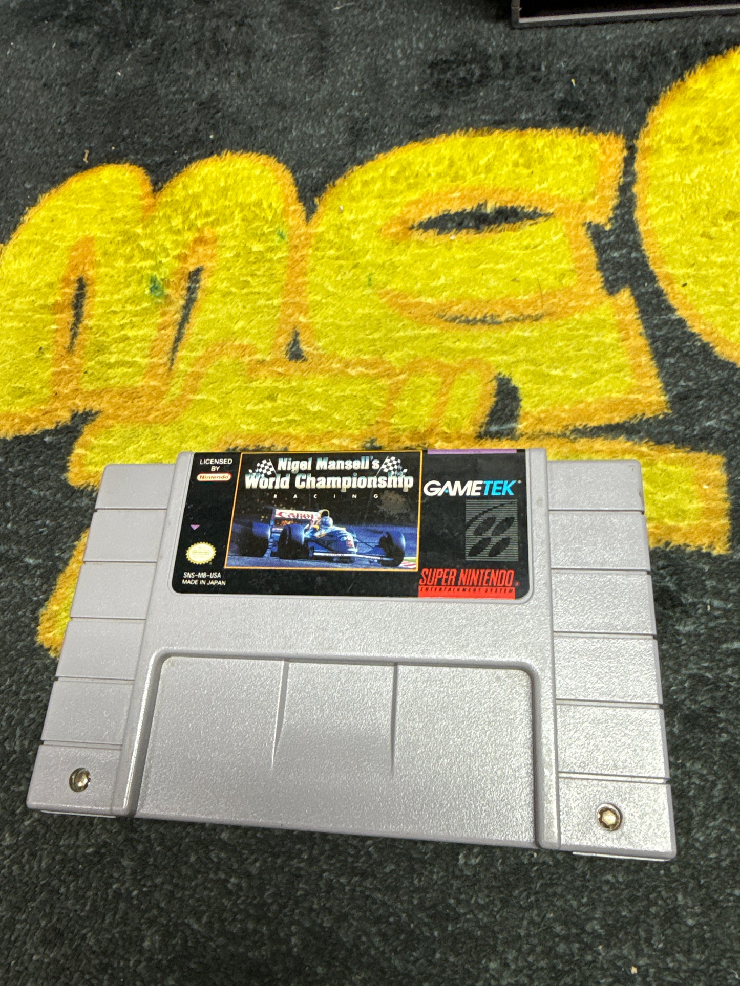 Nigel Mansell’s World Championship Racing for Super Nintendo SNES (Used)