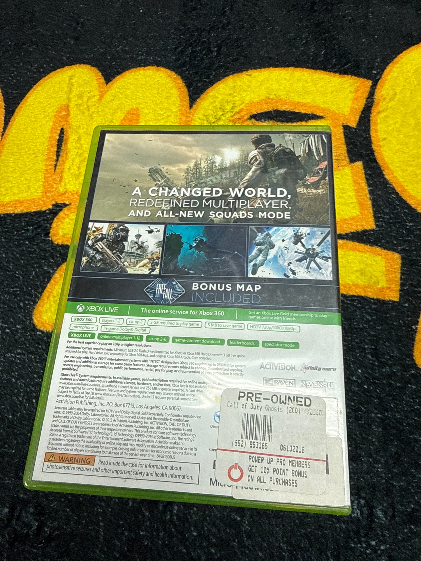 Call of Duty Ghosts for Microsoft Xbox 360 (Used)