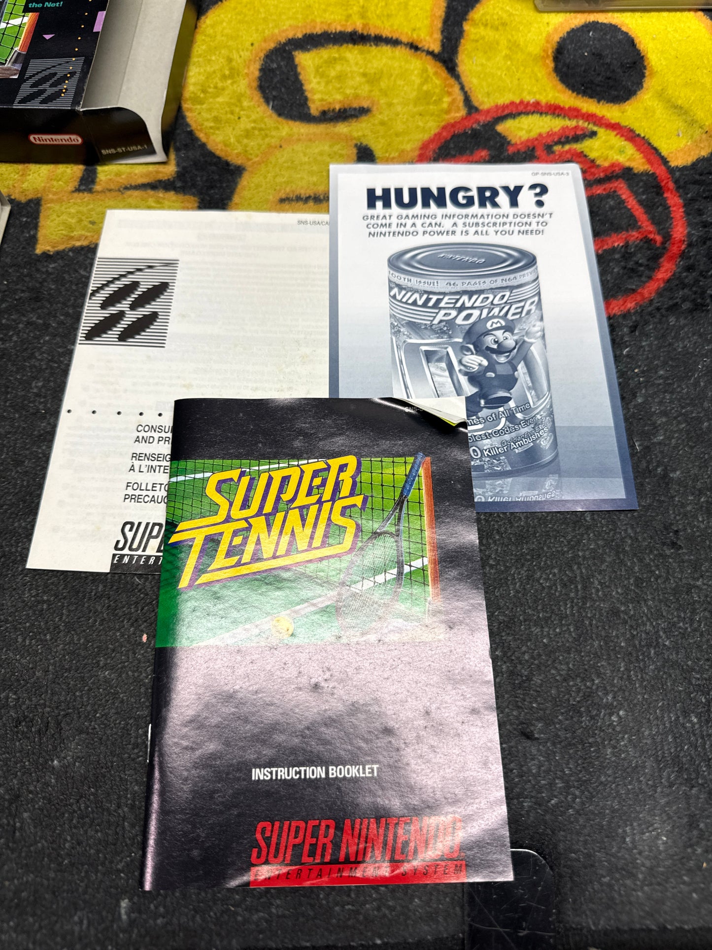 Super Tennis for Super Nintendo SNES (Used)
