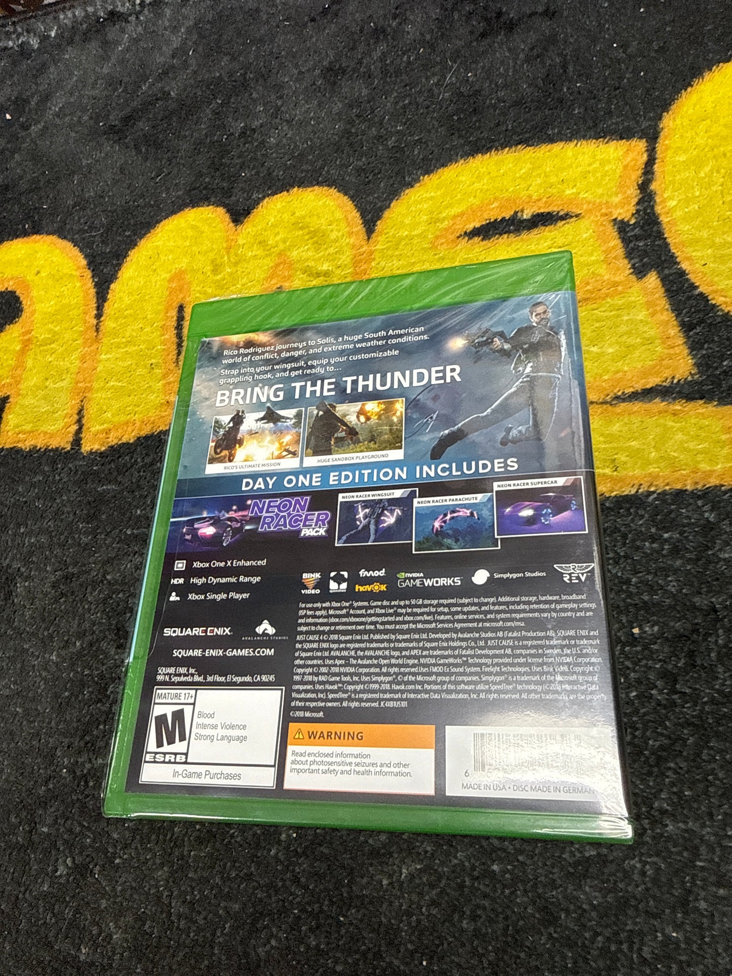 Just Cause 4 (New) Day One Edition for Microsoft Xbox one
