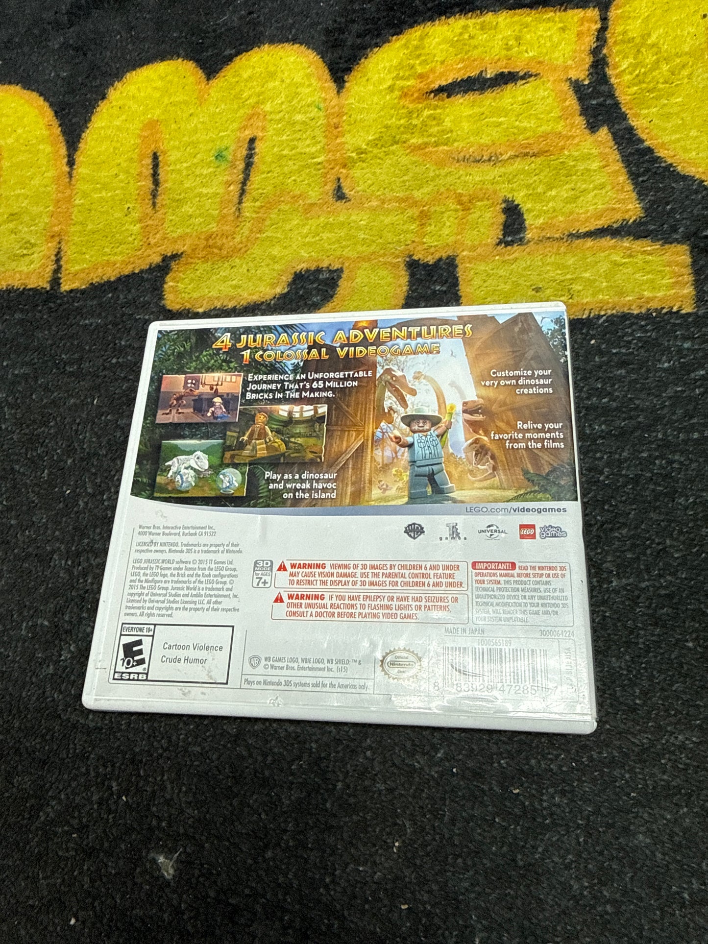 Lego Jurassic World for Nintendo 3DS (Used)