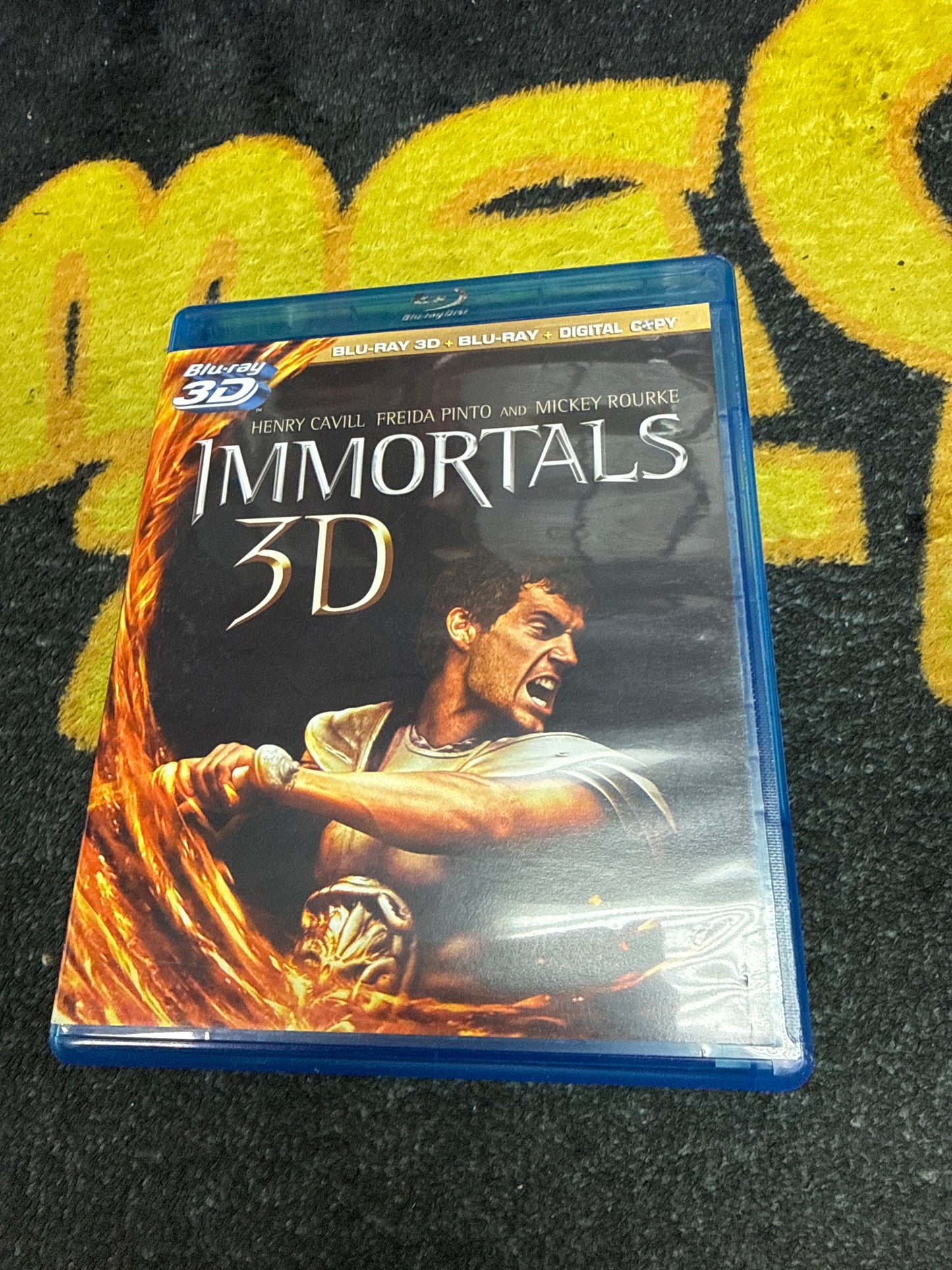 Immortals 3D Blu Ray + Blu Ray + Digital (Used)