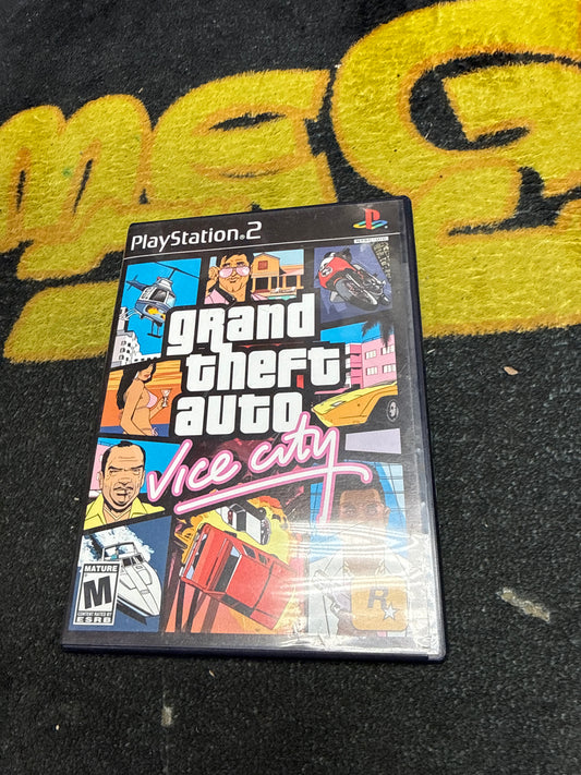 Grand Theft Auto Vice City with Map for Sony PlayStation 2 (Used)
