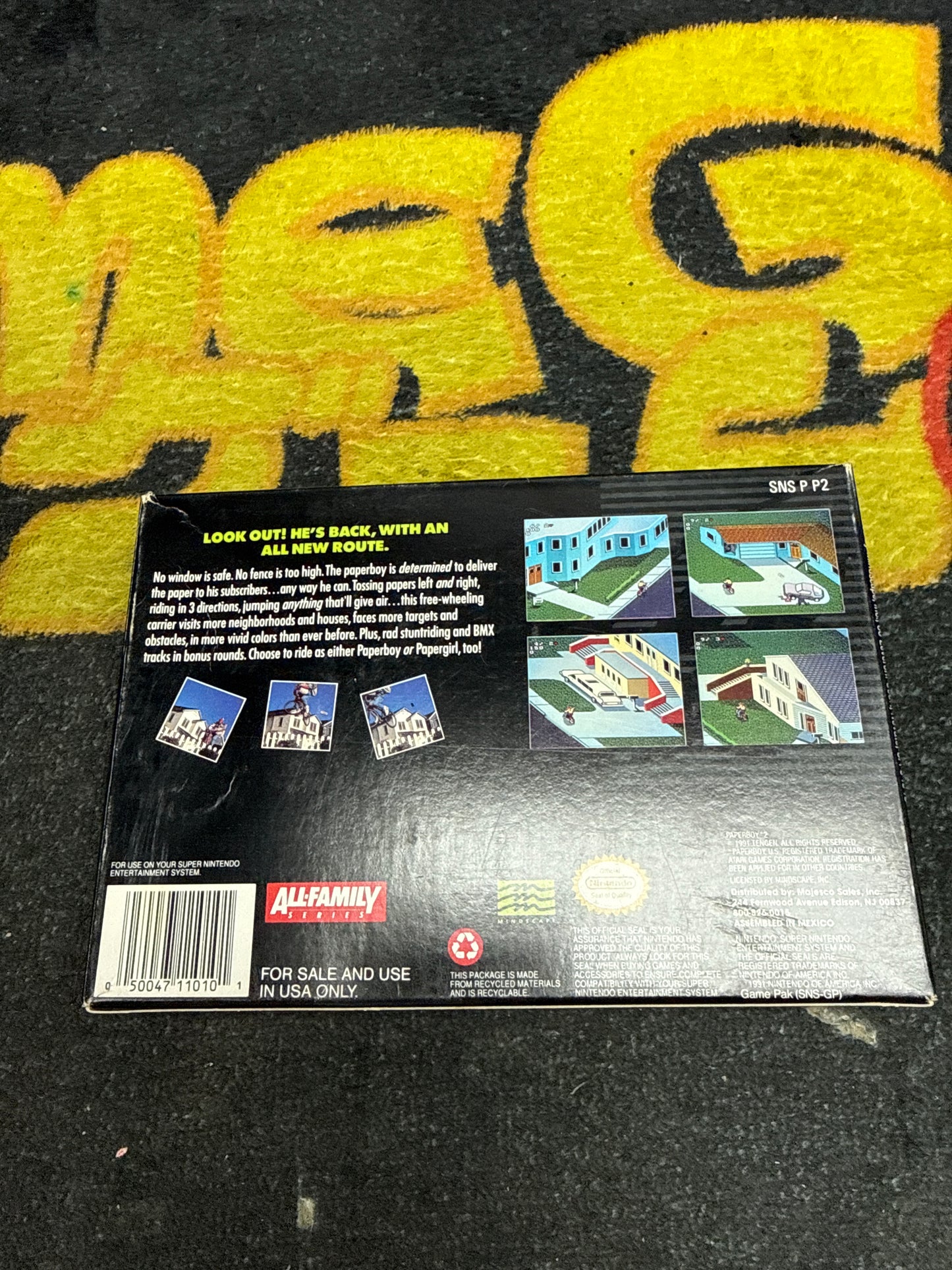 Super Caesar’s Palace for Super Nintendo SNES (Used)