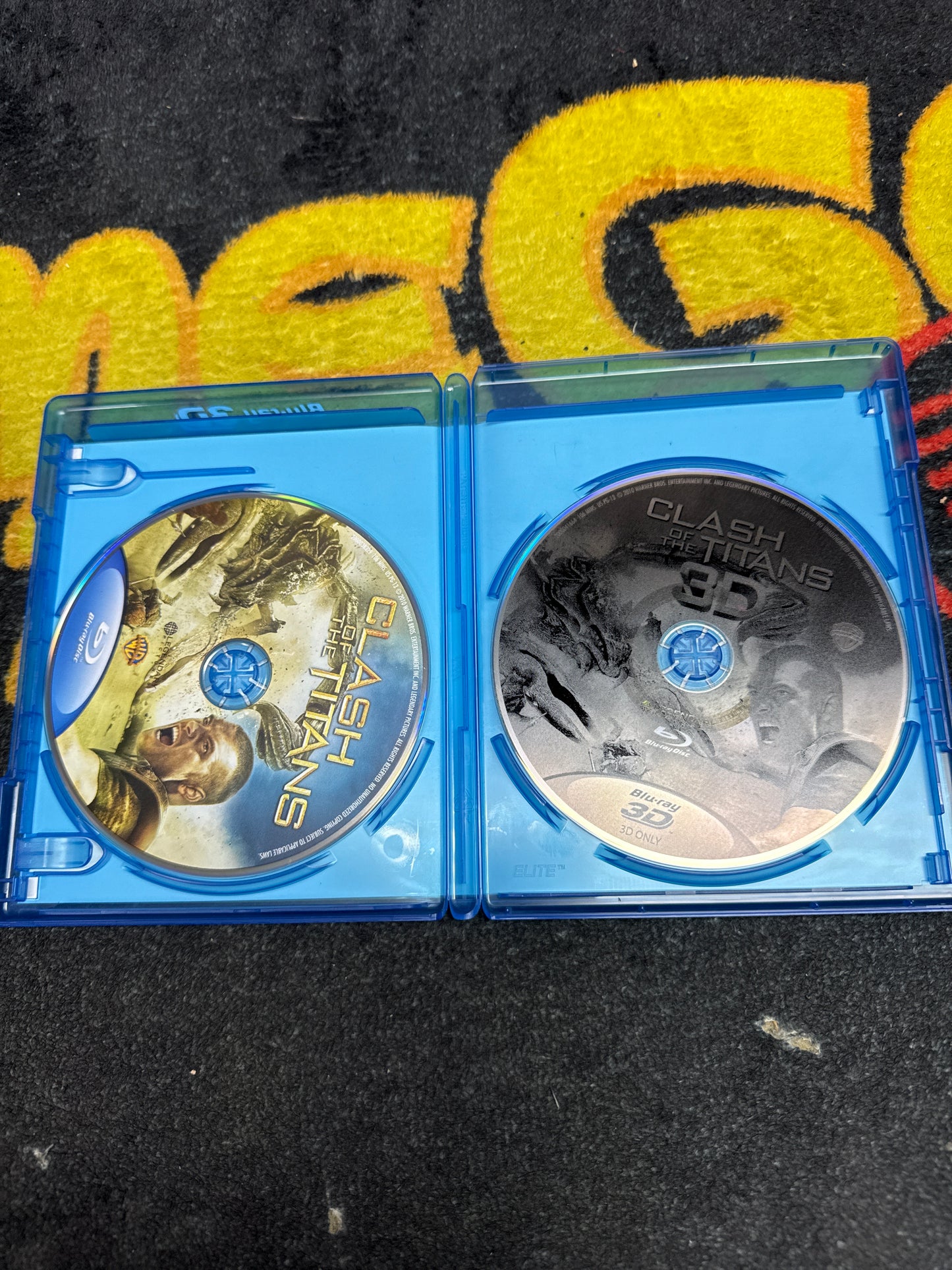 Clash of the Titans 3D Blu Ray + Blu Ray (Used)
