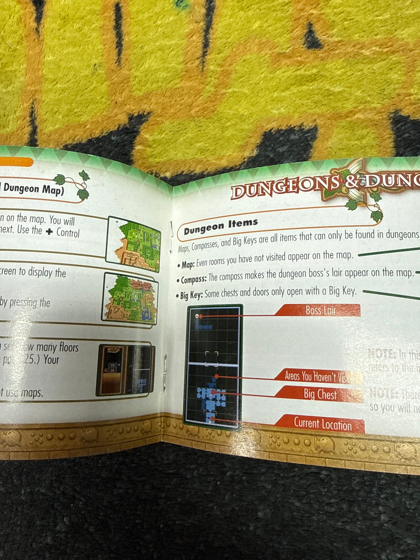 Legend of Zelda A Link to the Past INSTRUCTIONS ONLY for Nintendo Gameboy Advance (Used)