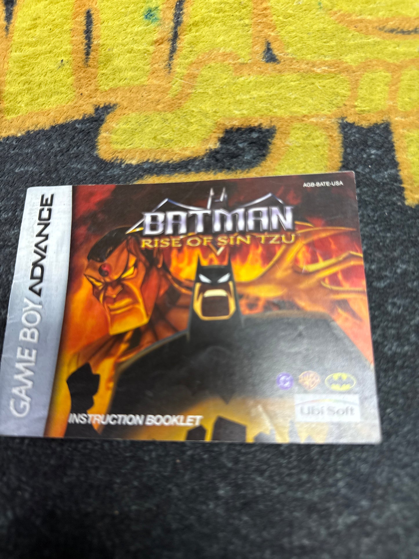 Batman Rise of Sin Tzu INSTRUCTIONS ONLY for Nintendo Gameboy Advance (Used)