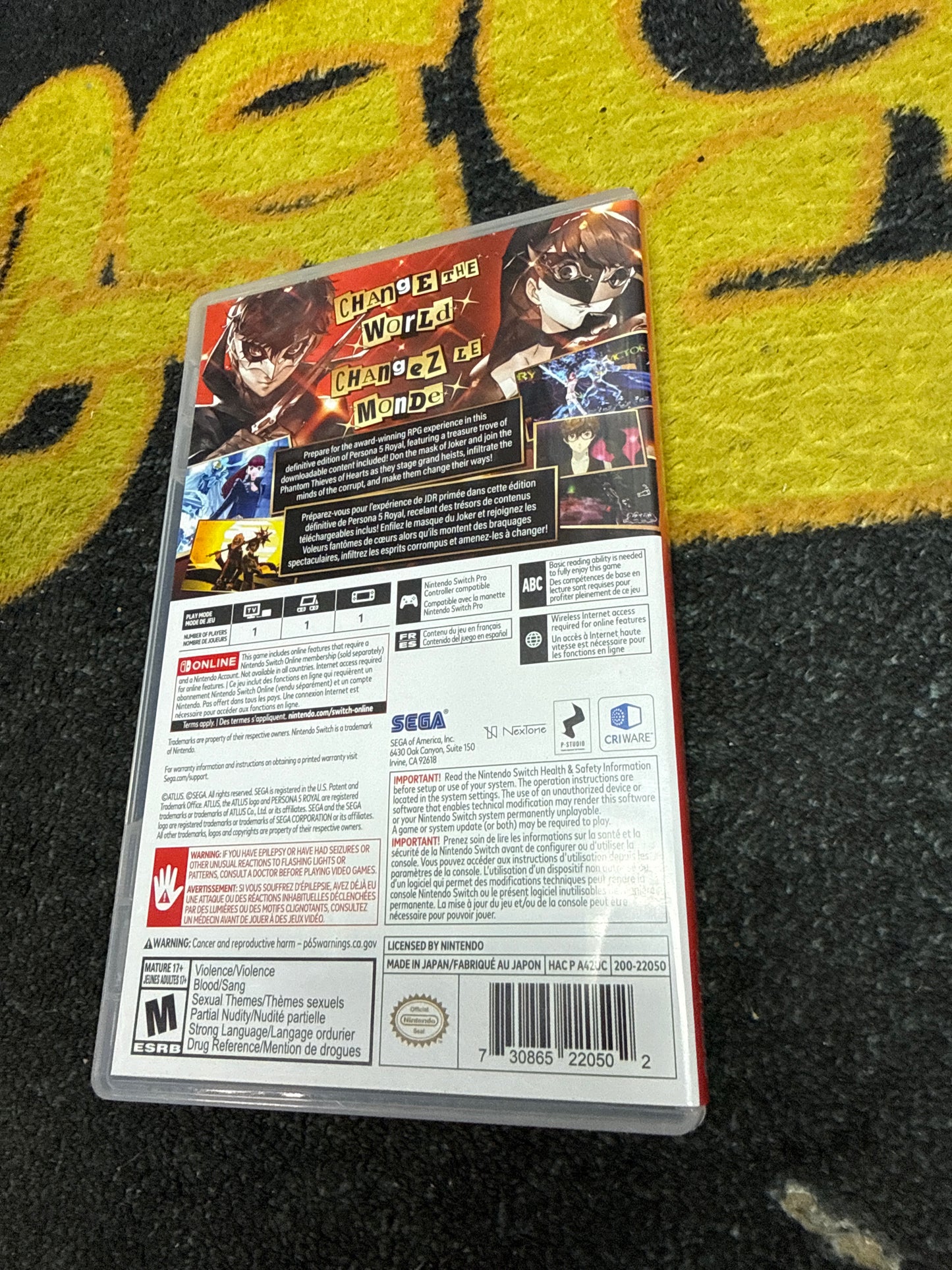 Persona 5 Royal for Nintendo Switch (Used)