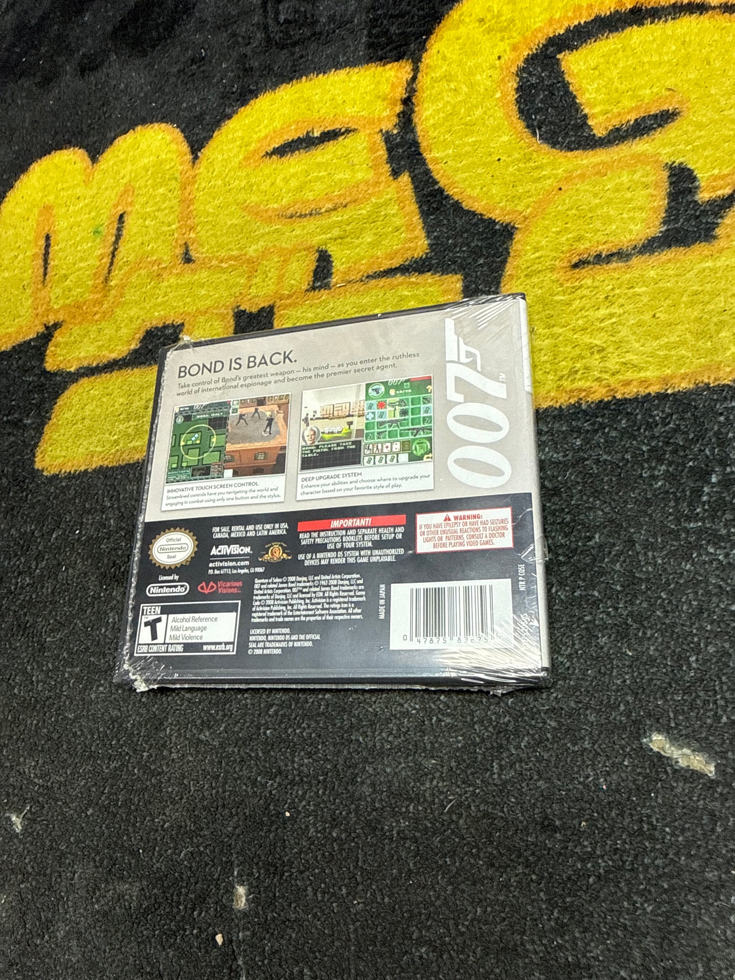 Quantum of Solace 007 for Nintendo DS (New)