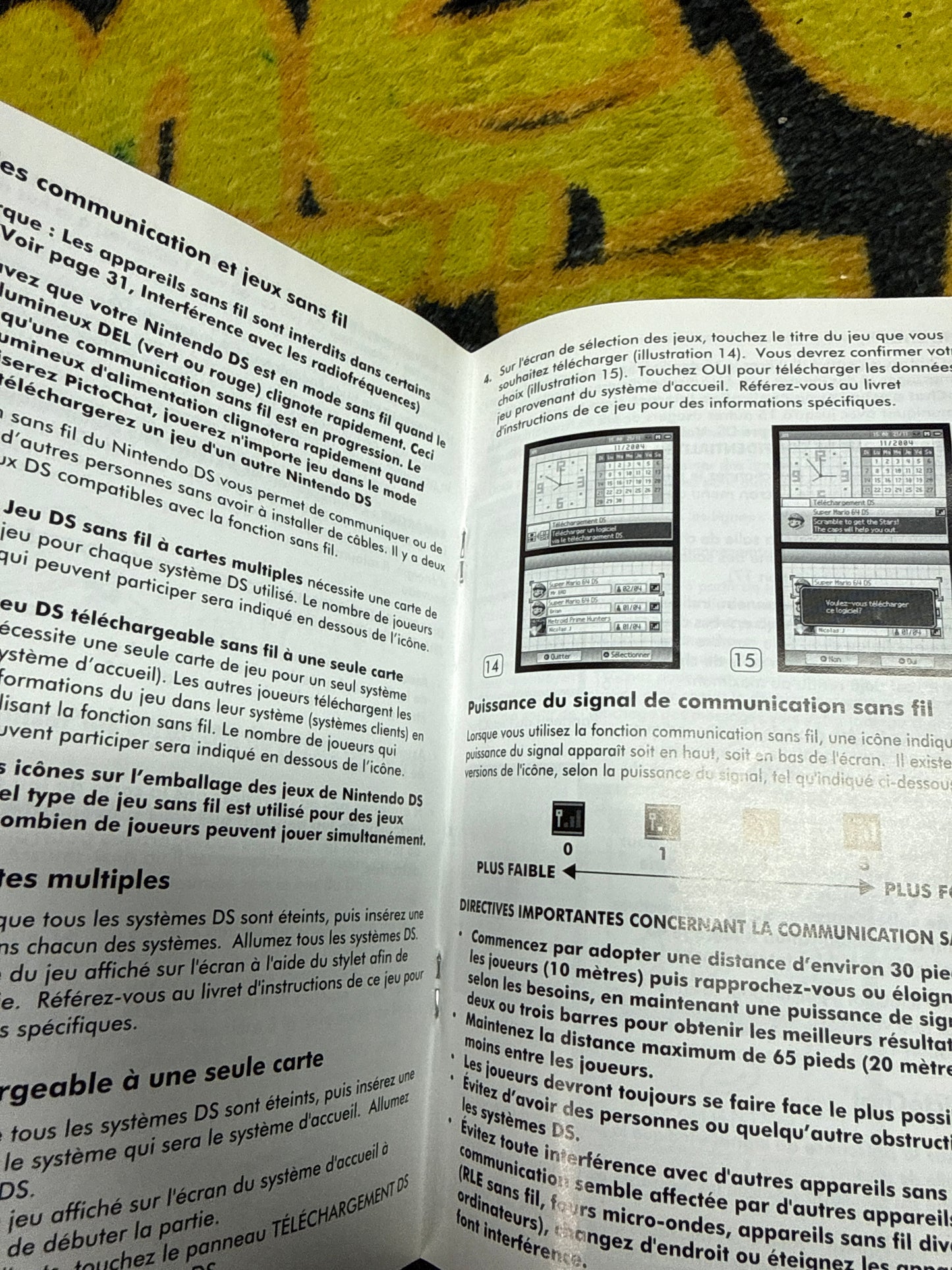 Nintendo DS (Original) Instruction Booklet (Used)