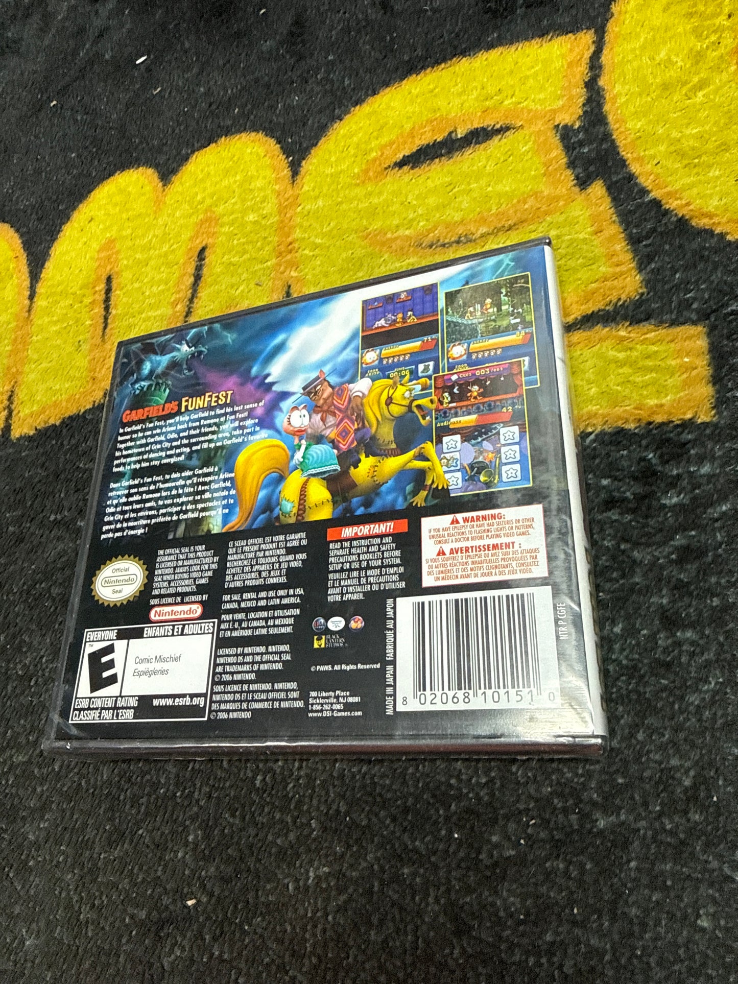 Garfield FunFest for Nintendo DS (New)