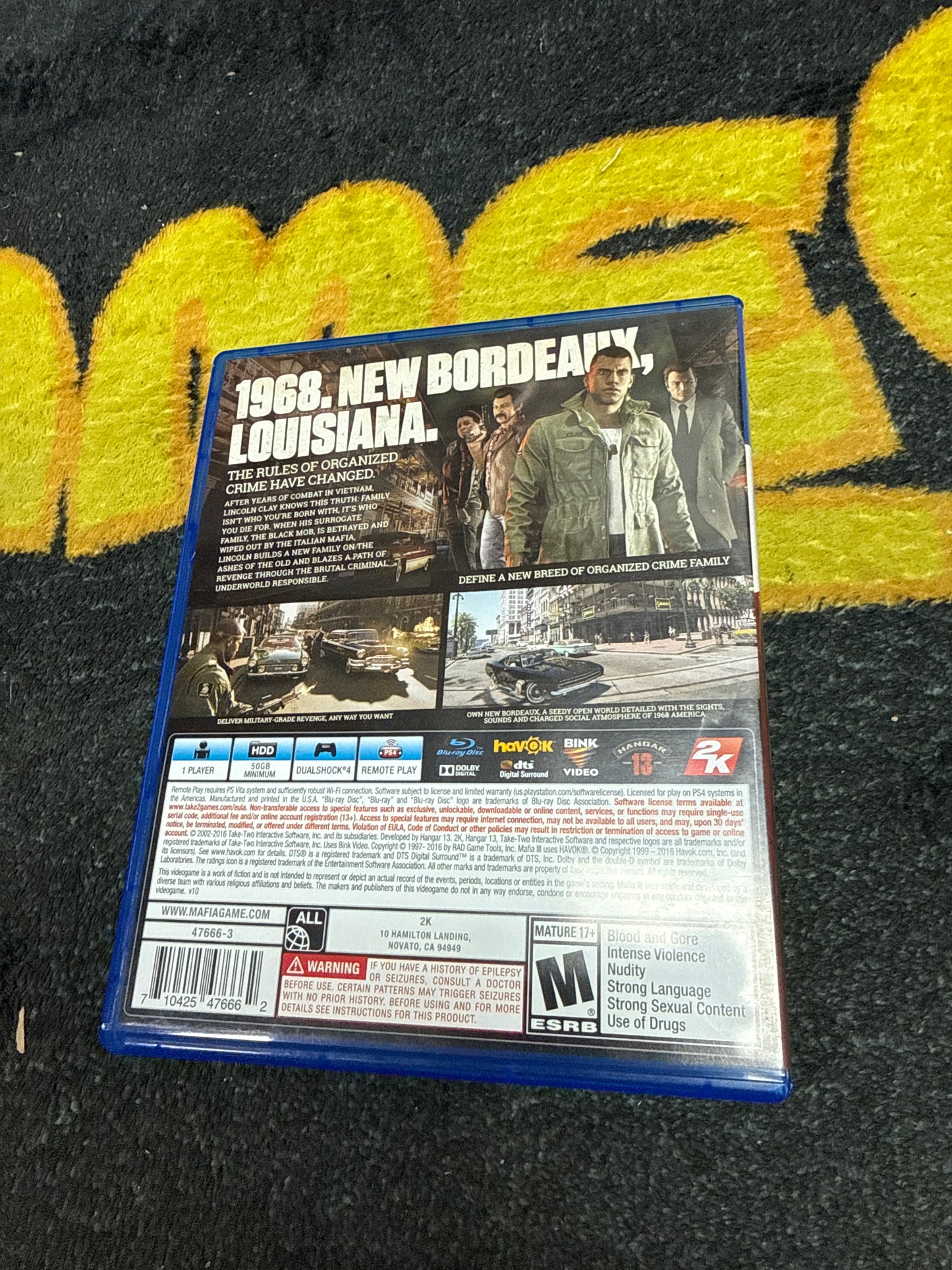 Mafia III for Sony PlayStation 4 (Used)
