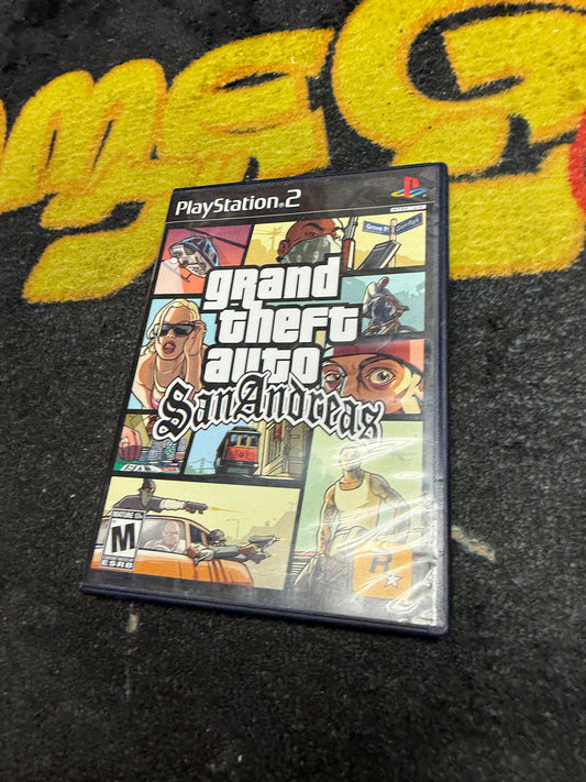 Grand Theft Auto San Andreas for Sony PlayStation 2 (Used) Not For Resale
