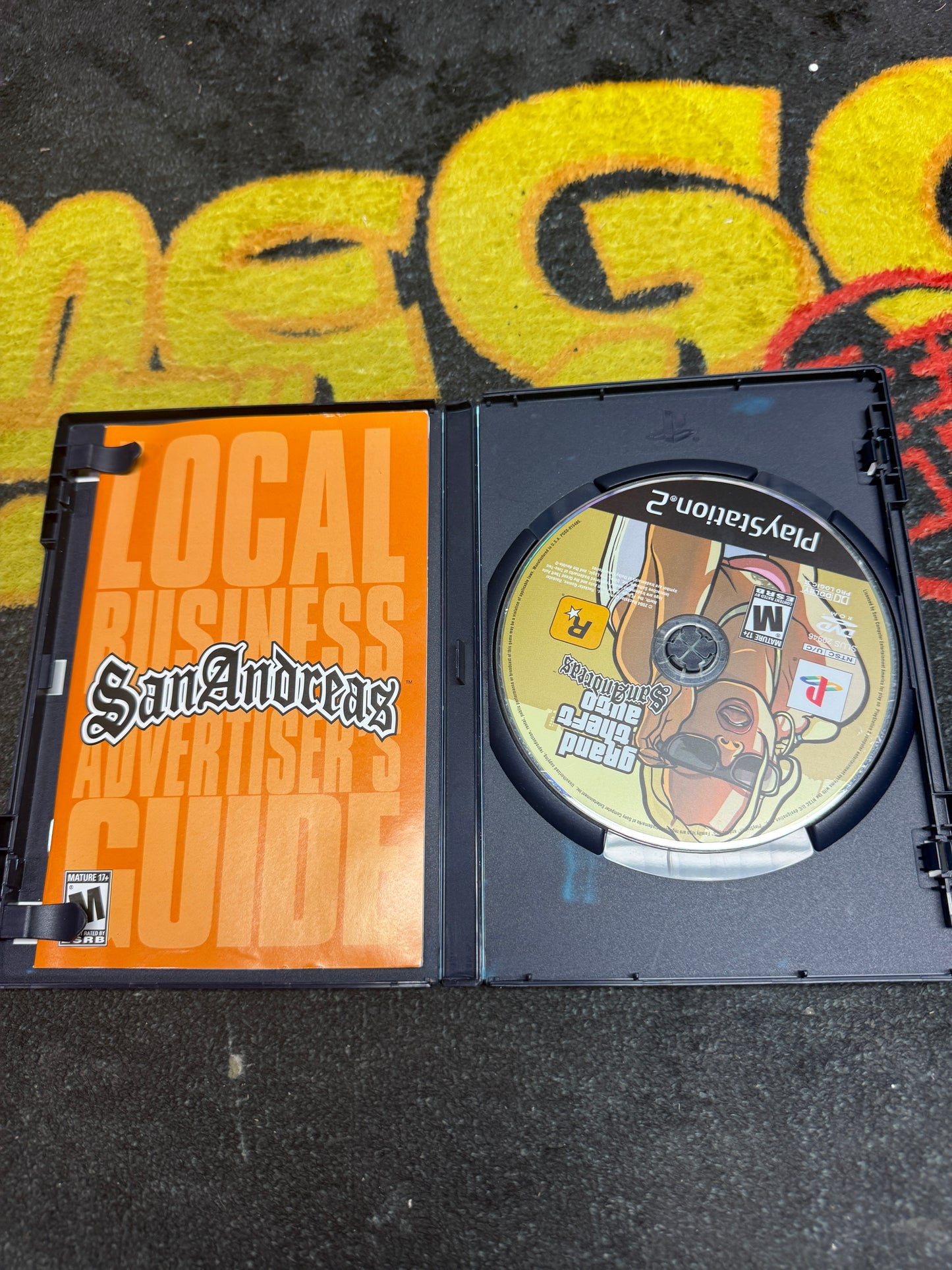 Grand Theft Auto San Andreas for Sony PlayStation 2 (Used) Not For Resale