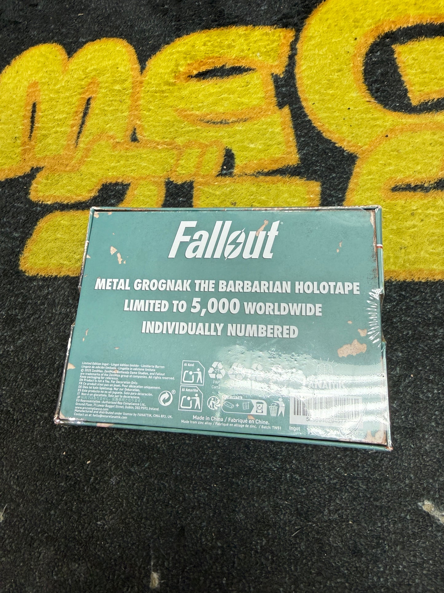 Fallout Grognak the Barbarian Holotape Metal Limited Edition (New)