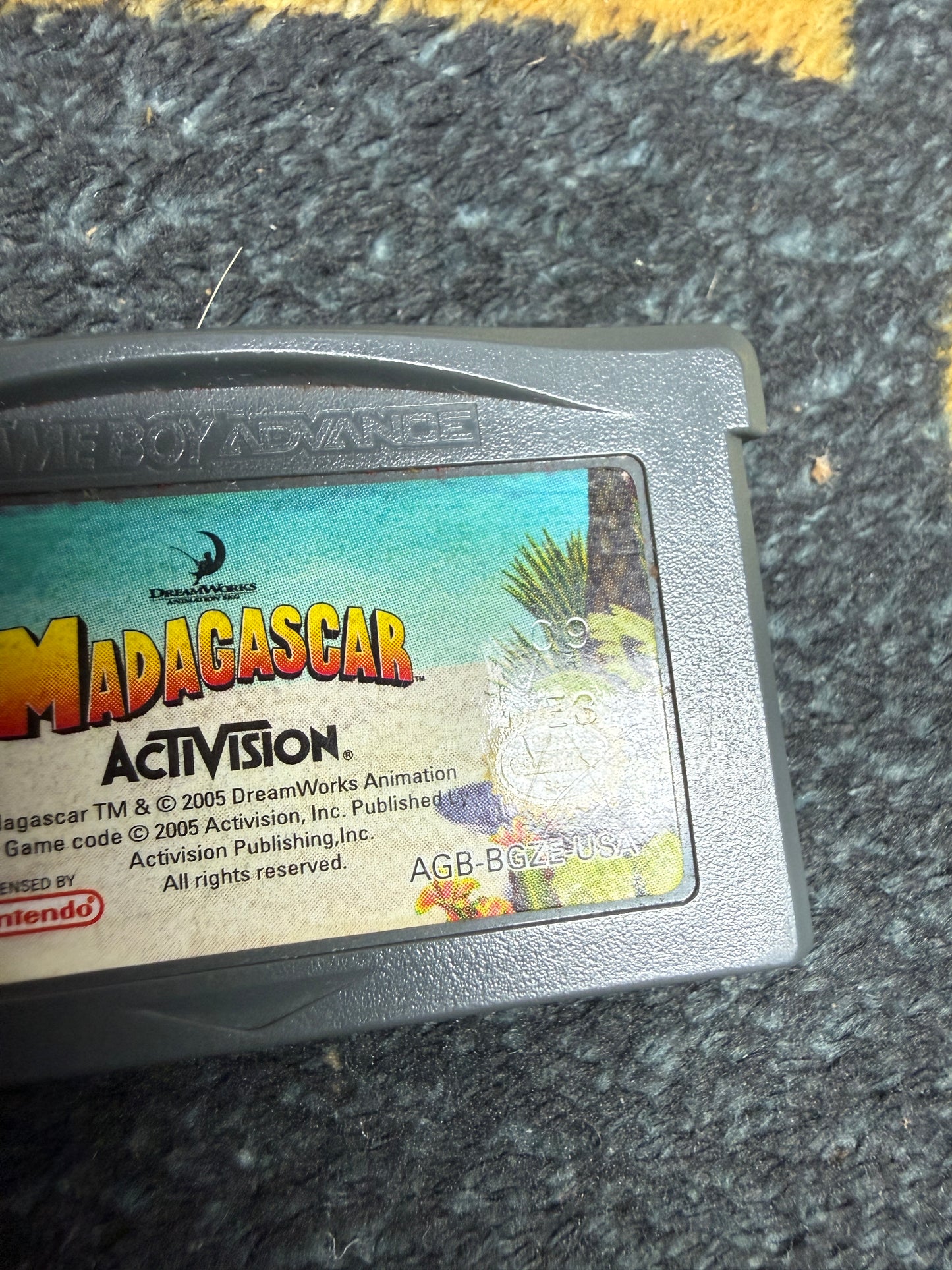 Madagascar for Nintendo Gameboy Advance (Used)
