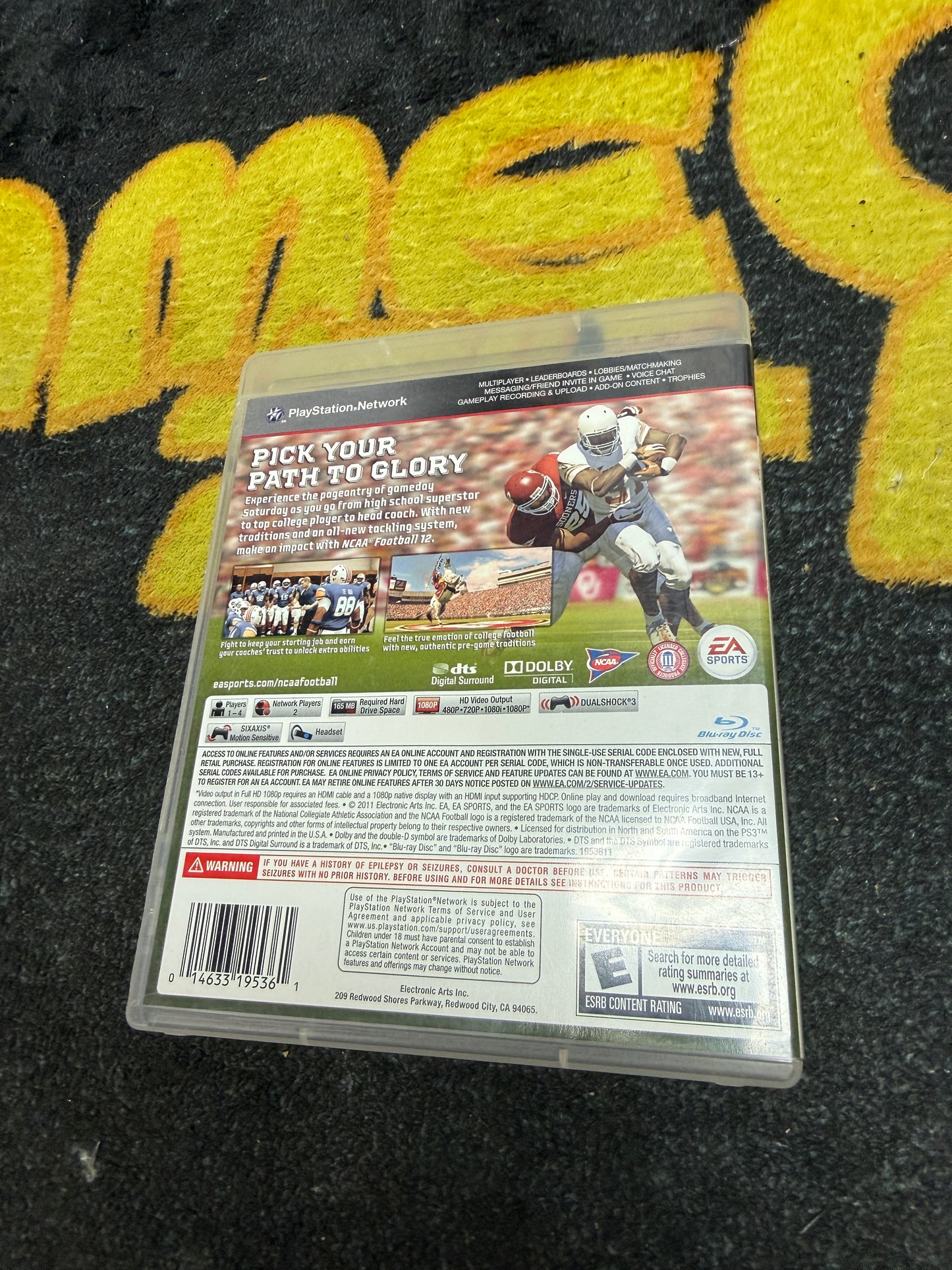 NCAA Football 12 for Sony PlayStation 3 (Used)
