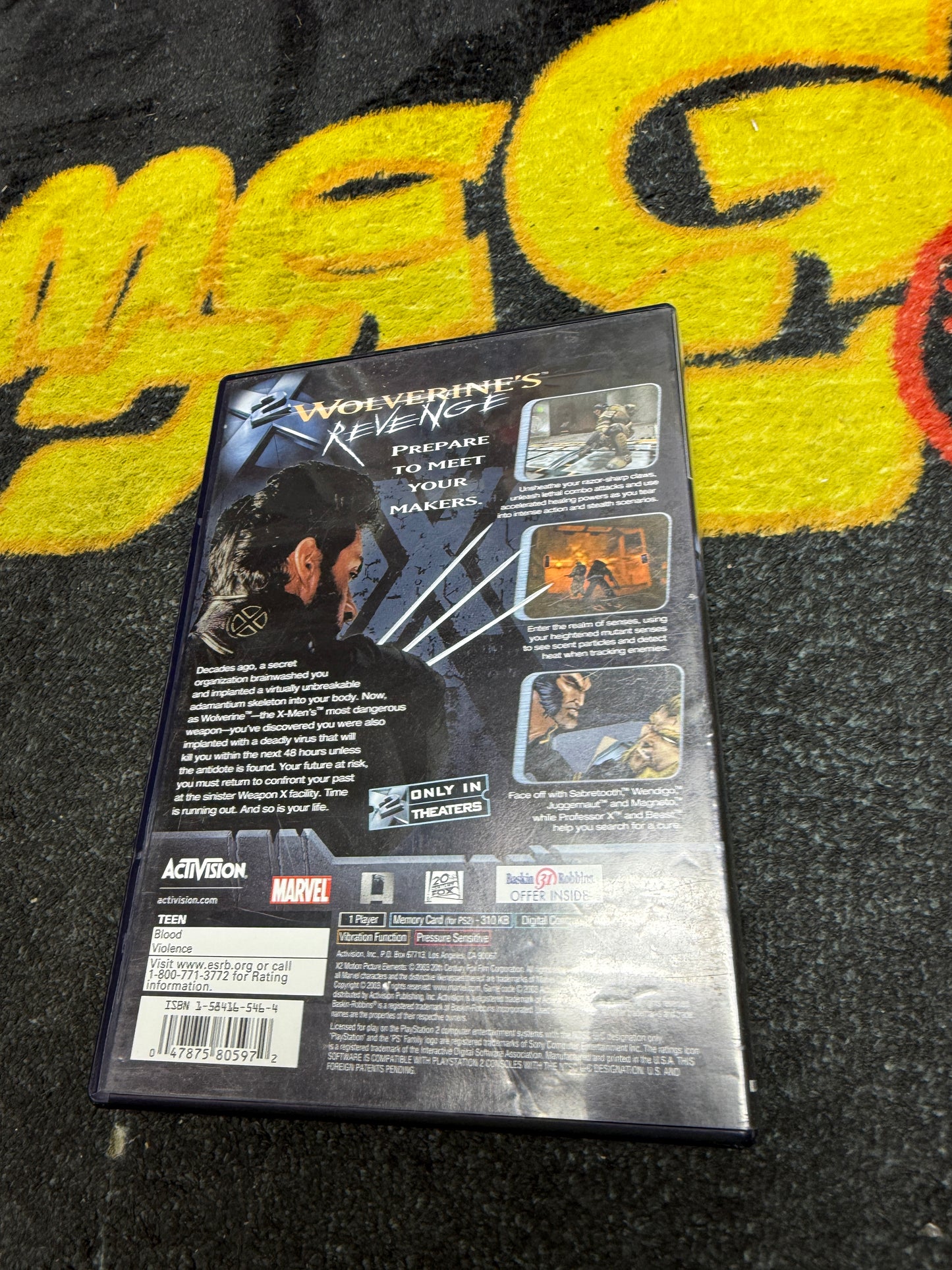 Wolverines Revenge for Sony PlayStation 2 (Used)