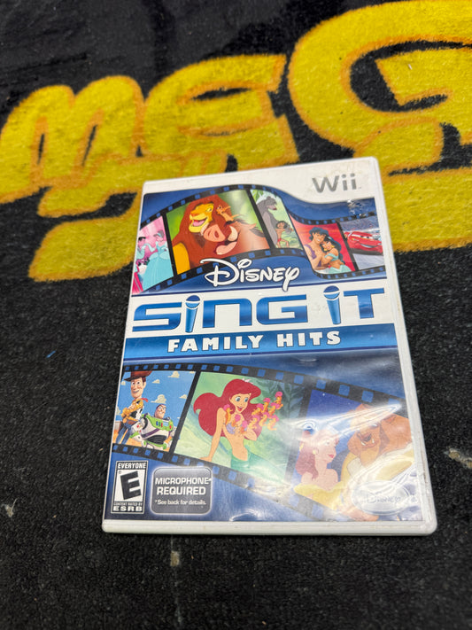 Sing It Disney Family Hits for Nintendo Wii (Used)