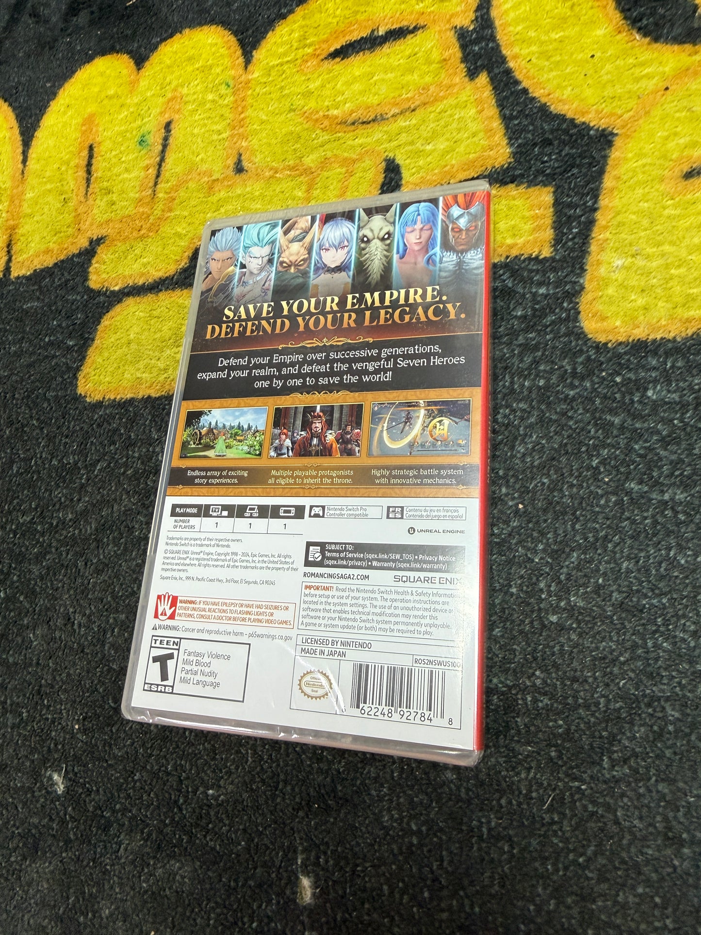 Romancing Saga Revenge of the Seven for Nintendo Switch (New)