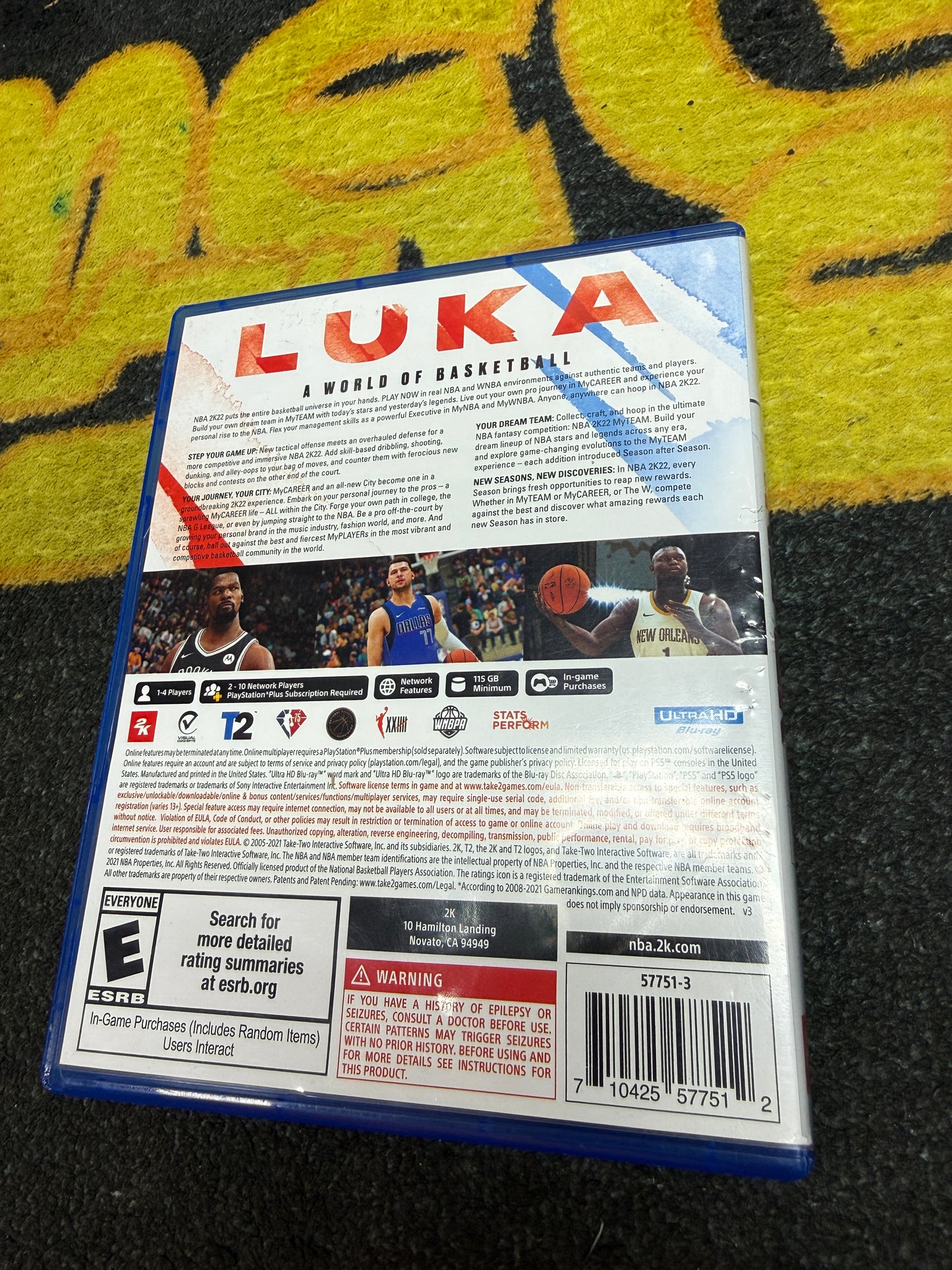NBA2K22 for Sony PlayStation 5 (Used)