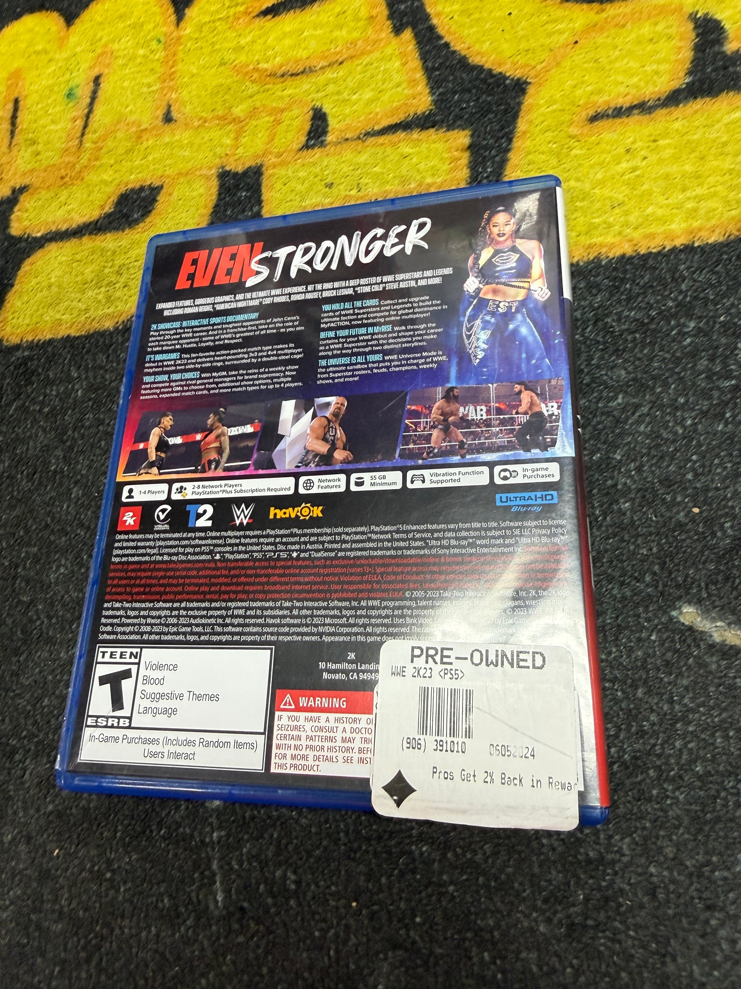 WWE 2K23 for Sony PlayStation 5 (Used)