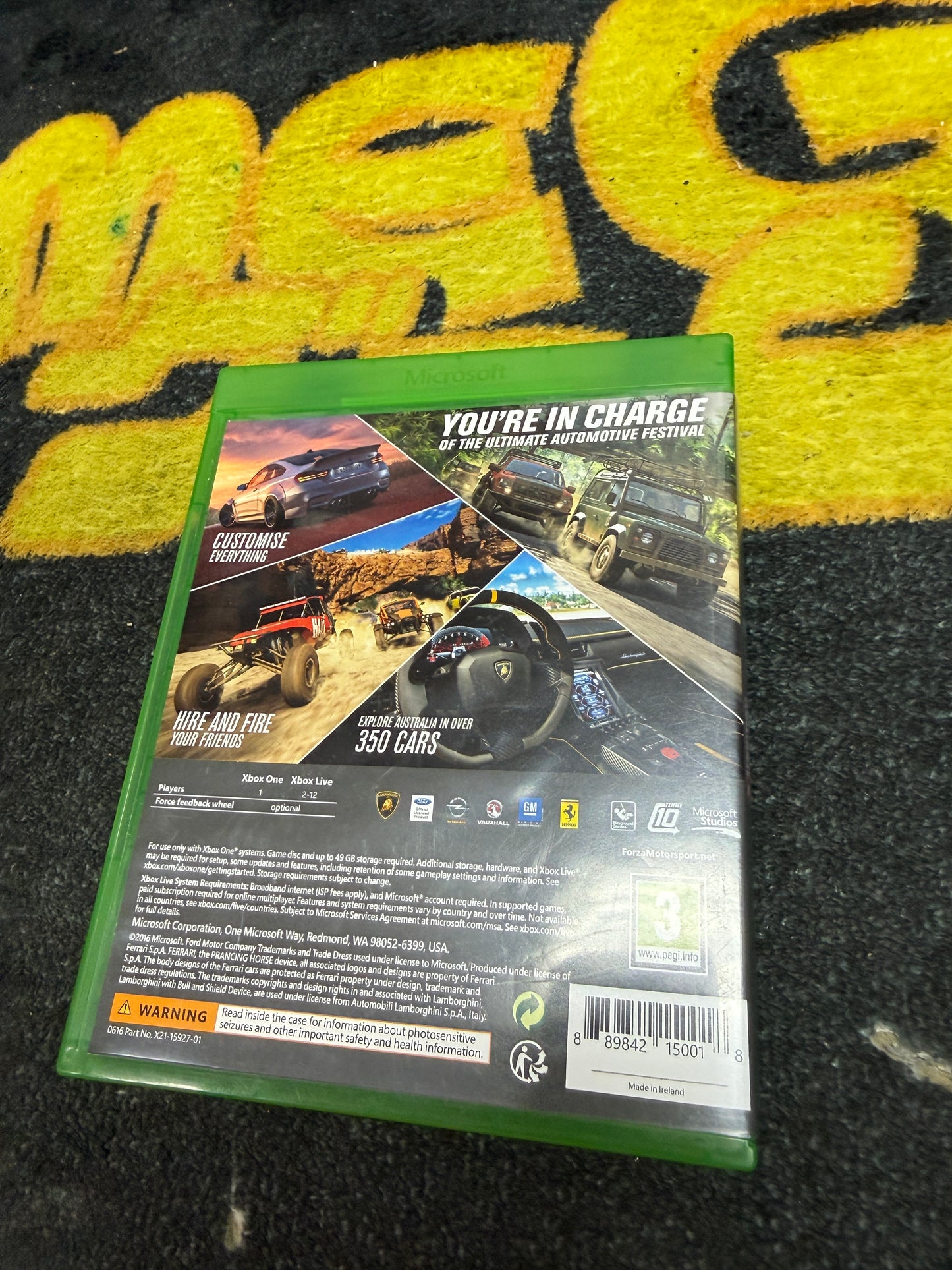 Forza Horizon 3 for Microsoft Xbox One (Used)