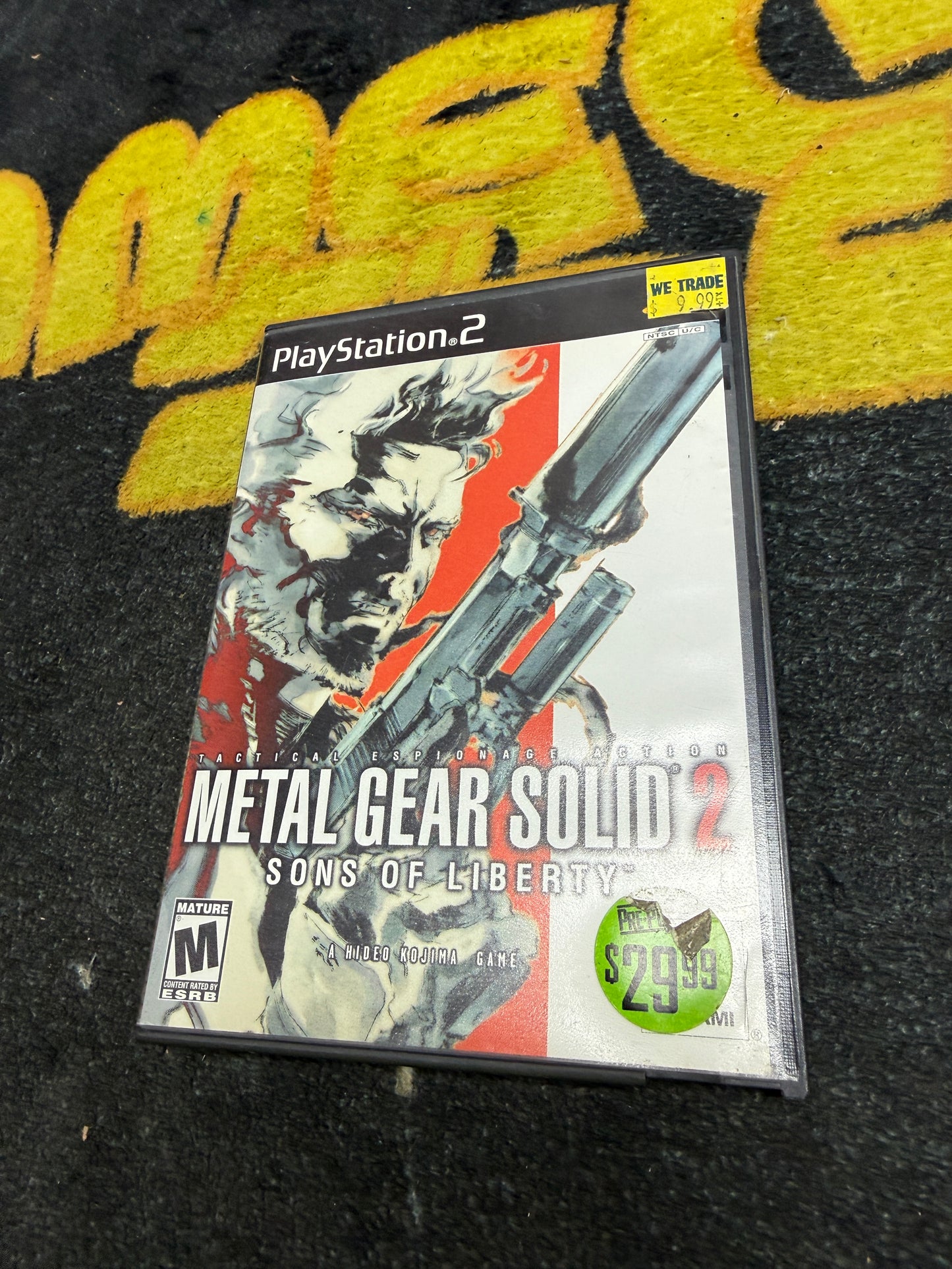 Metal Gear Solid 2 Sons of Liberty for Sony PlayStation 2 (Used)