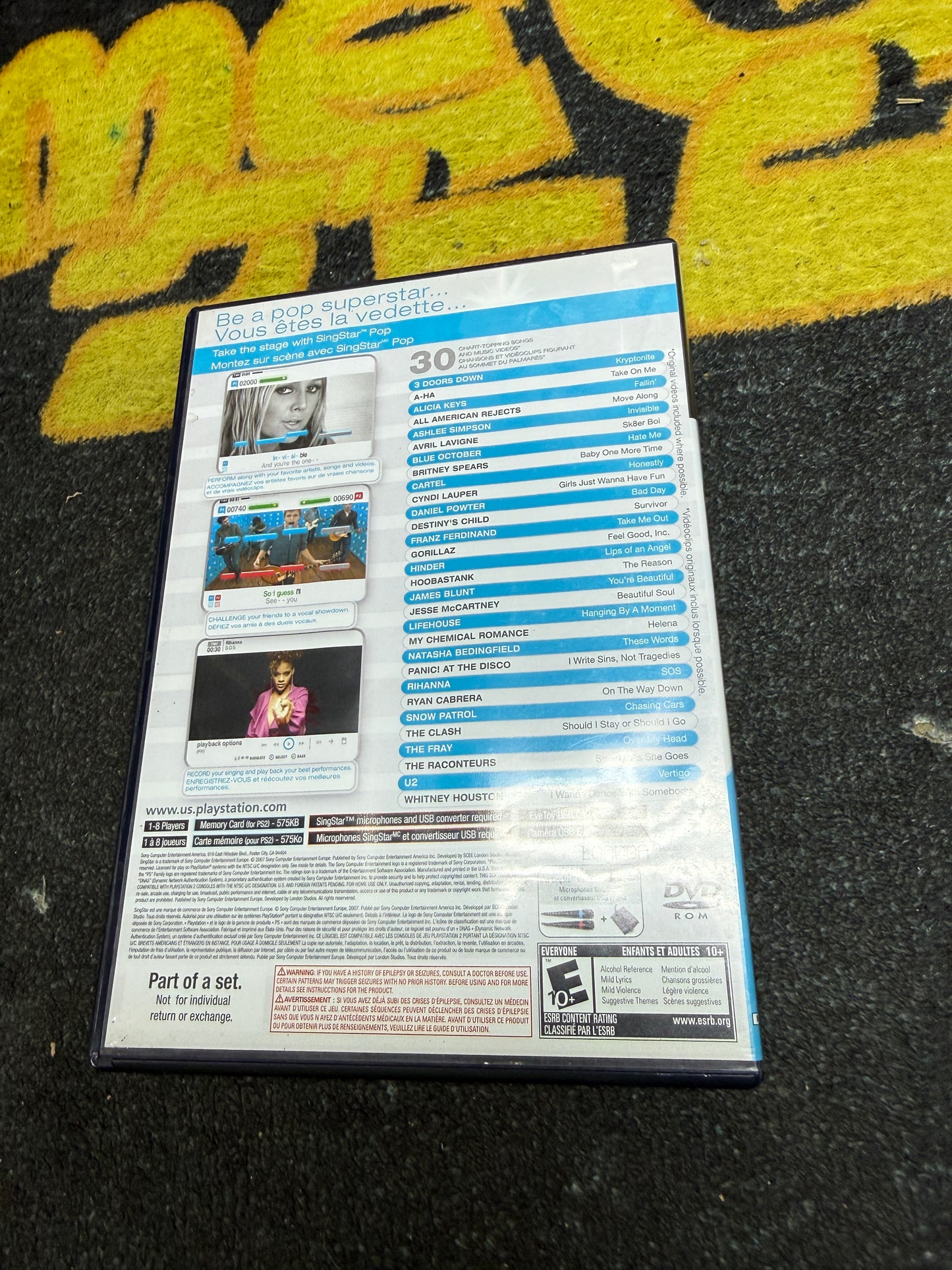 Singstar Pop for Sony PlayStation 2 (Used)