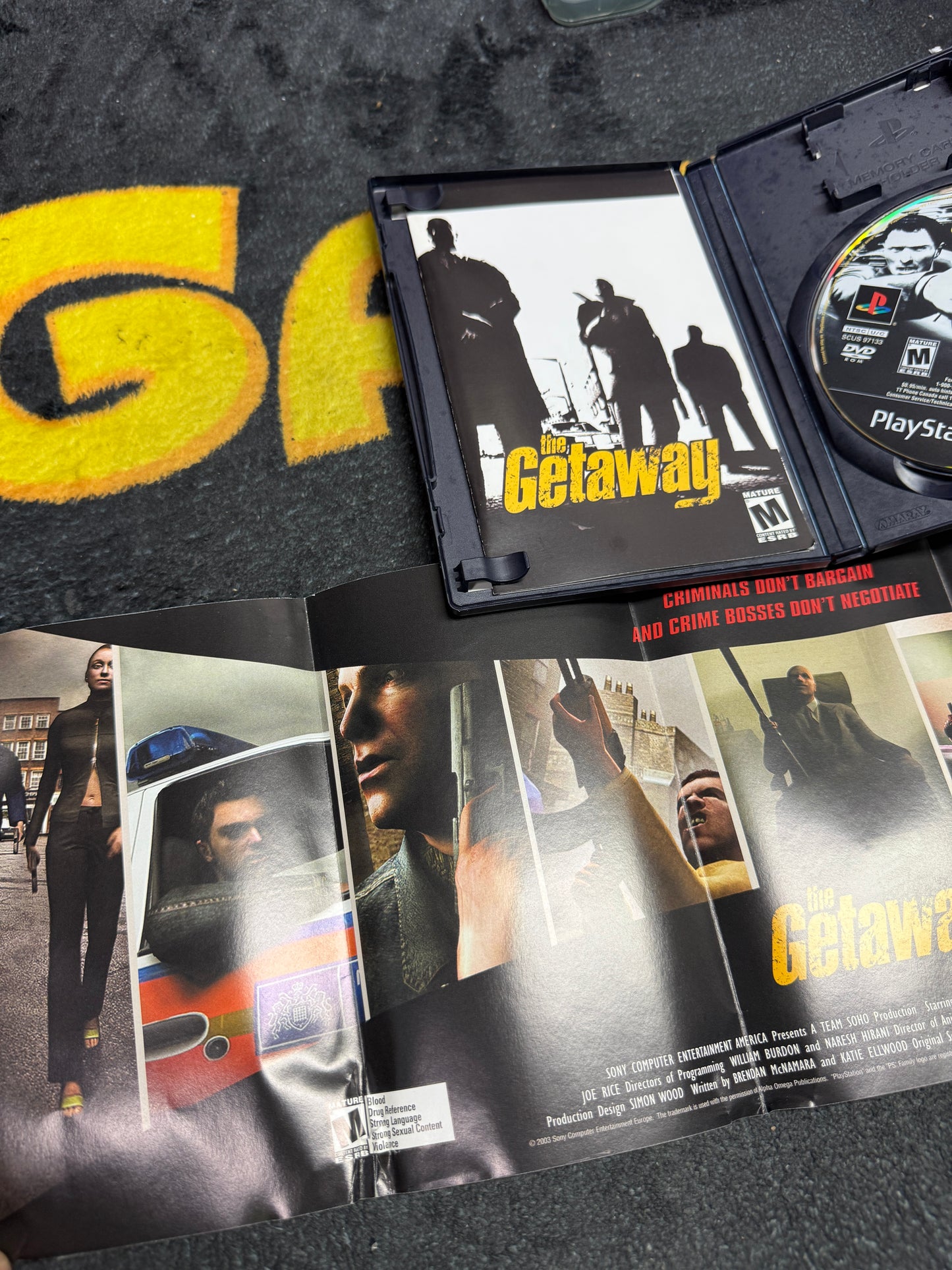 The Getaway with Insert for Sony PlayStation 2 (Used)