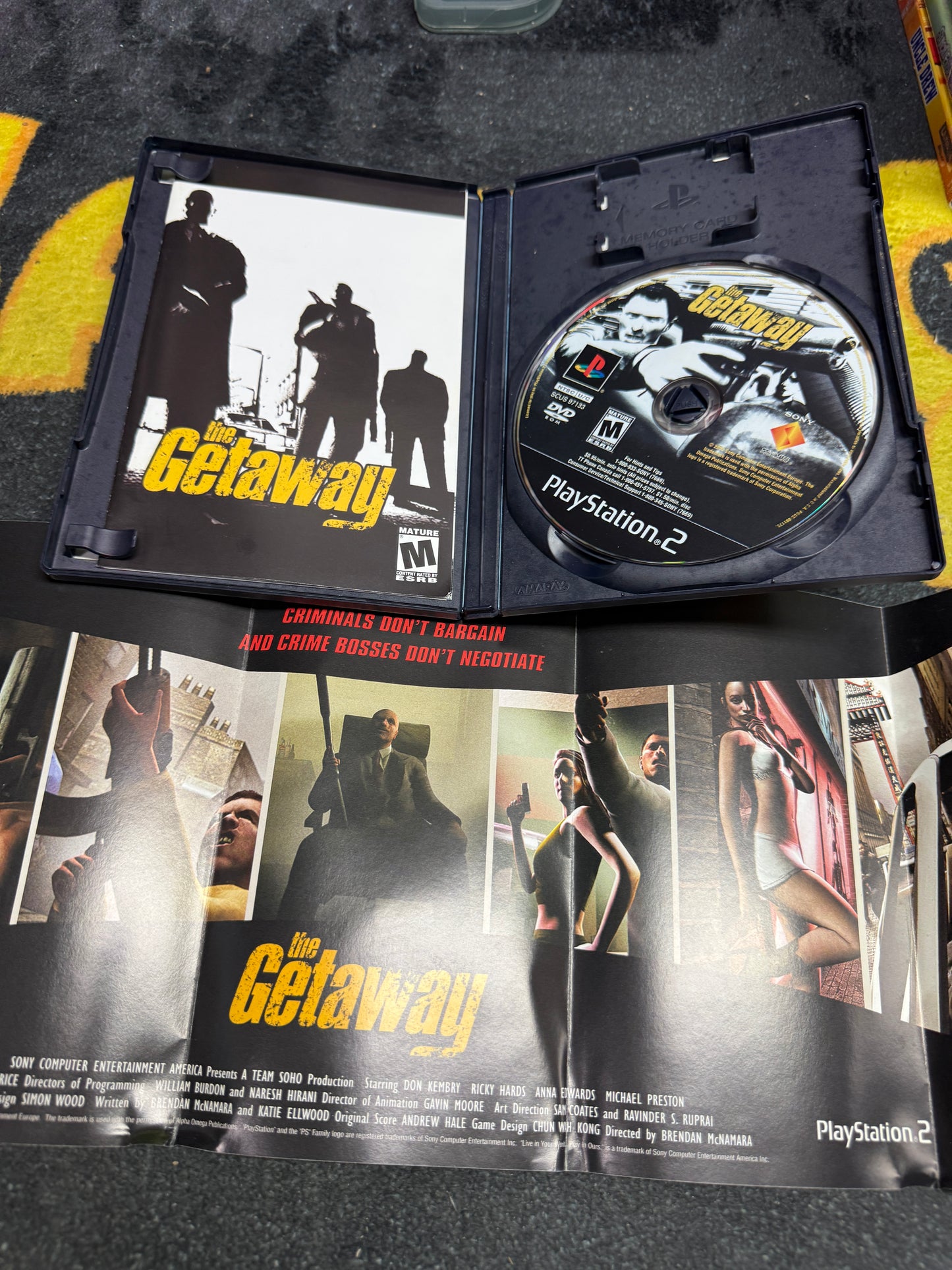 The Getaway with Insert for Sony PlayStation 2 (Used)