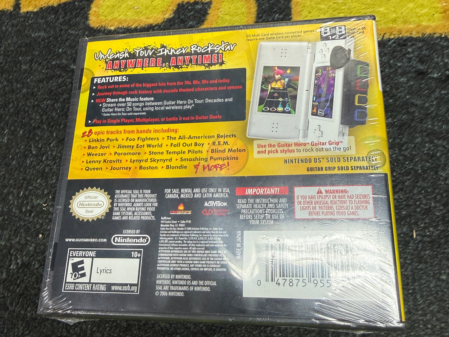 Guitar Hero On Tour Decades for Nintendo DS (New)