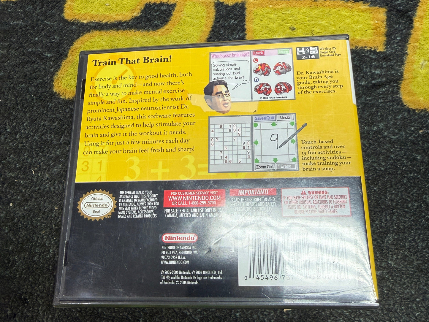 Brain Age for Nintendo DS (New)